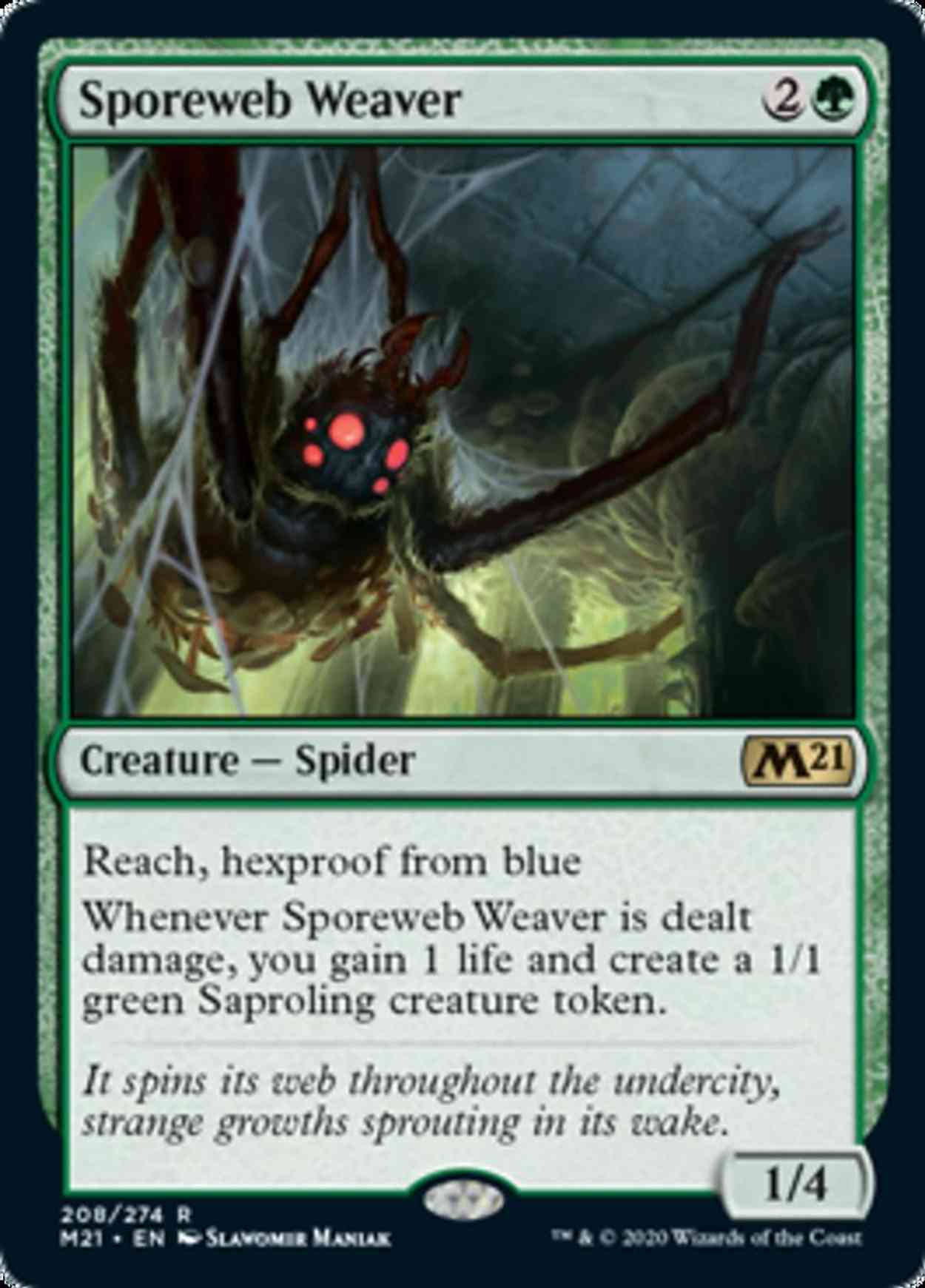 Sporeweb Weaver magic card front