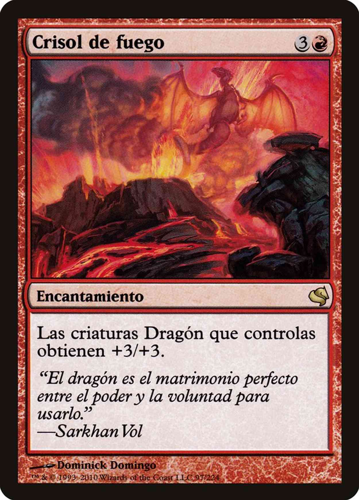 Crucible of Fire (Retro Frame) magic card front