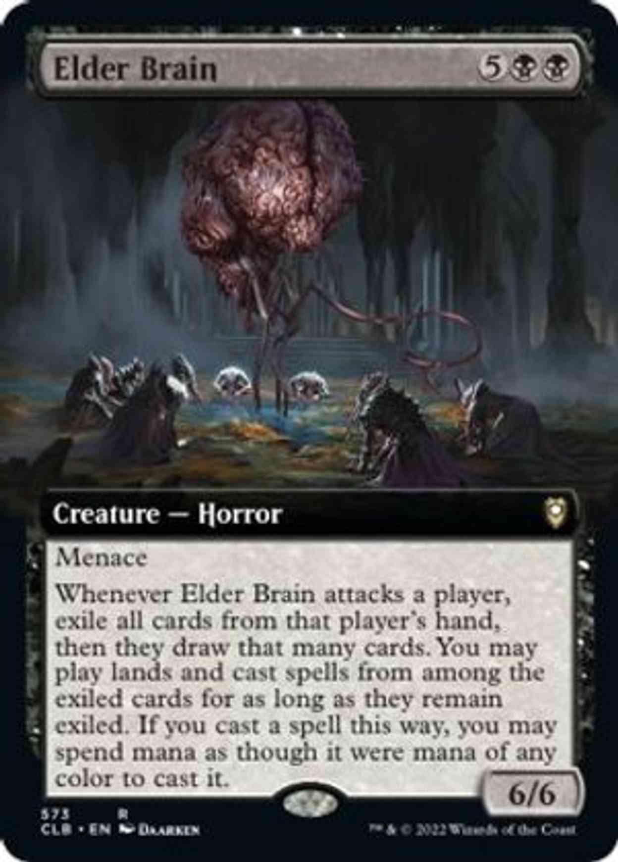 Elder Brain (Extended Art) magic card front