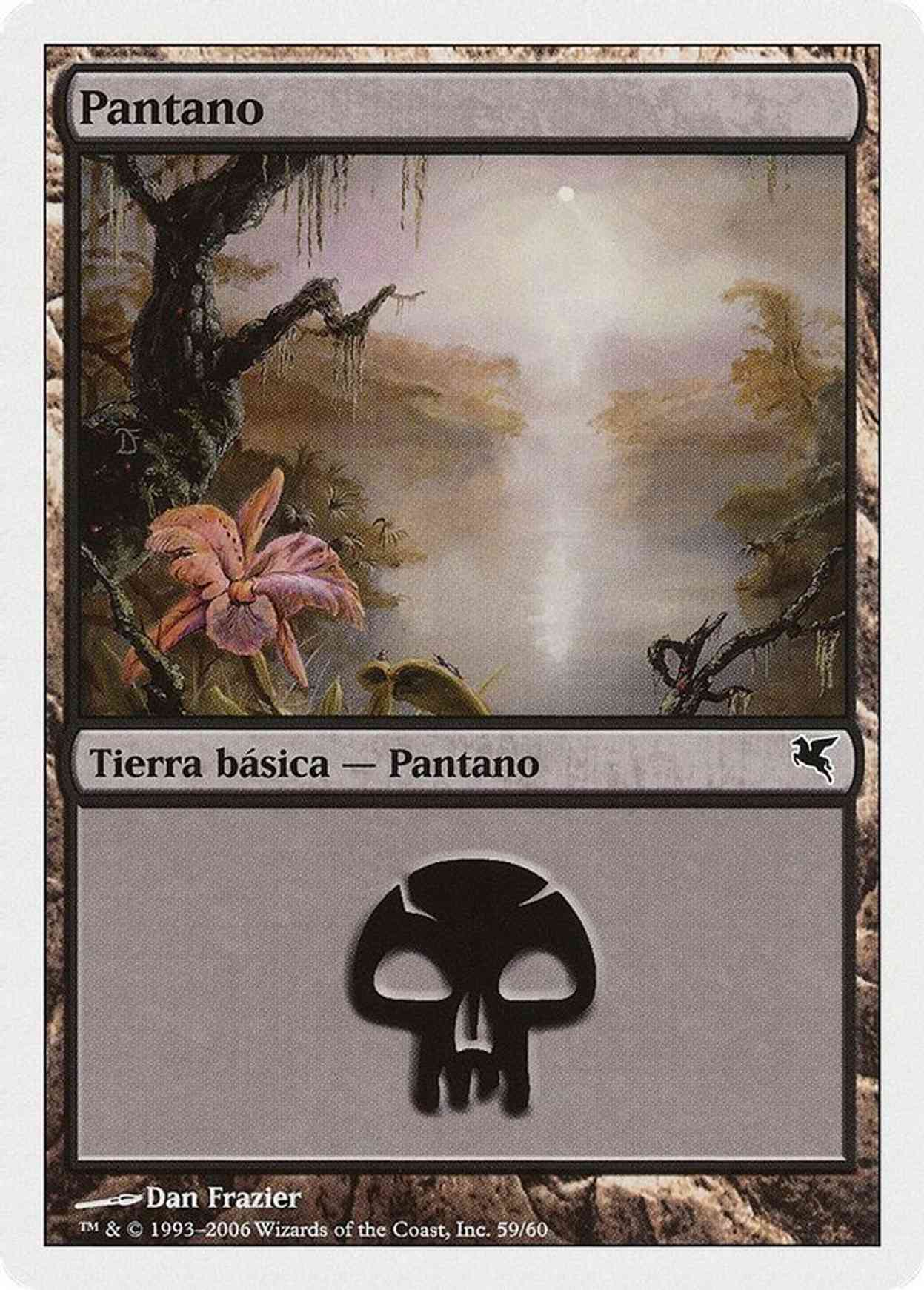 Swamp (Spanish) - "Pantano" (F59) magic card front