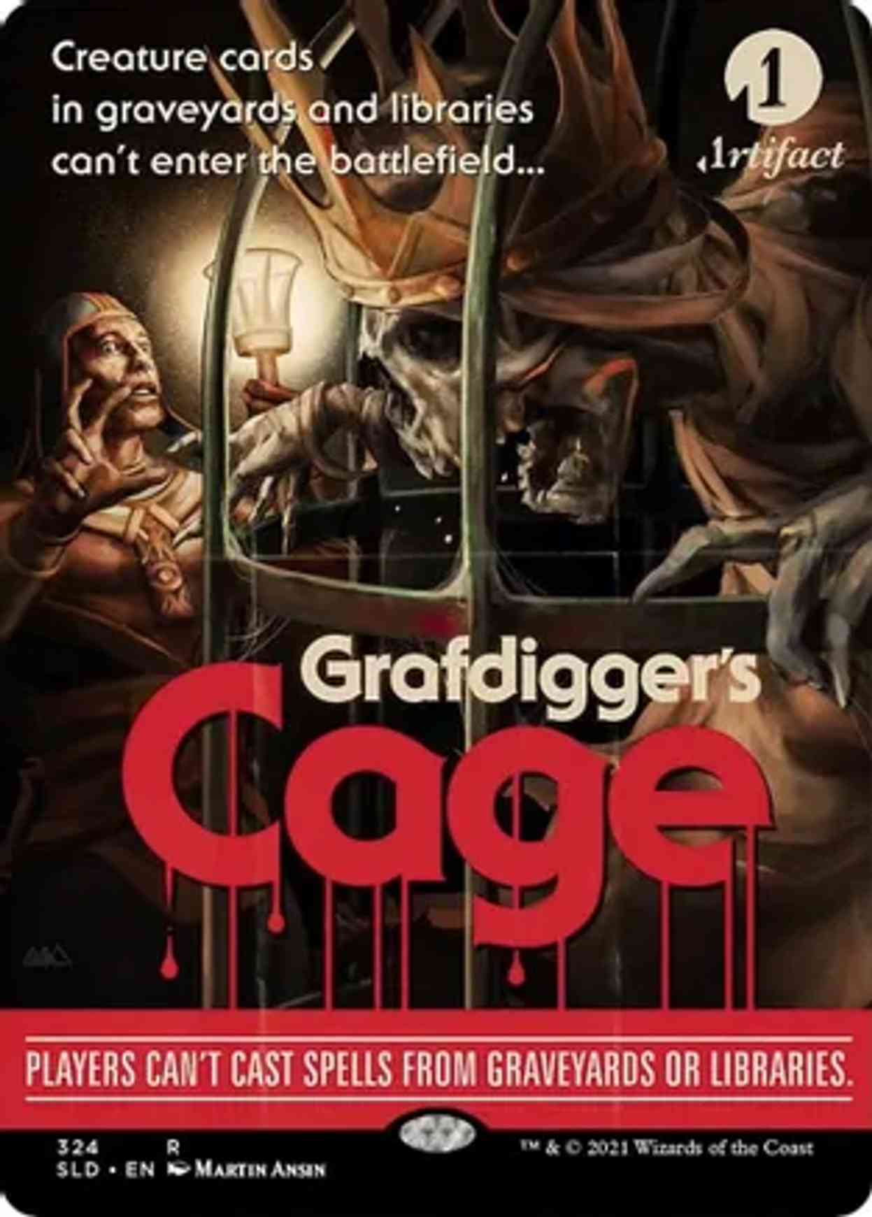 Grafdigger's Cage magic card front
