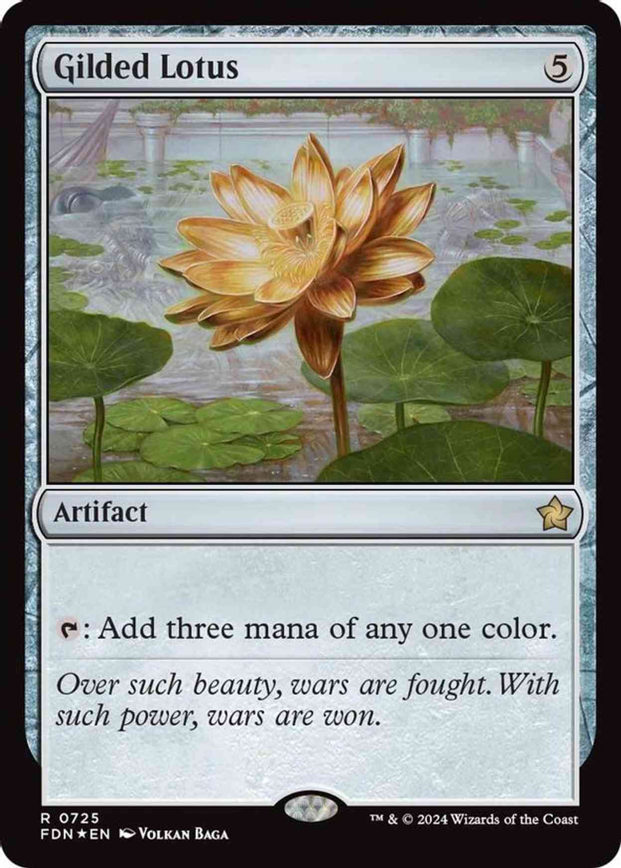 Gilded Lotus magic card front