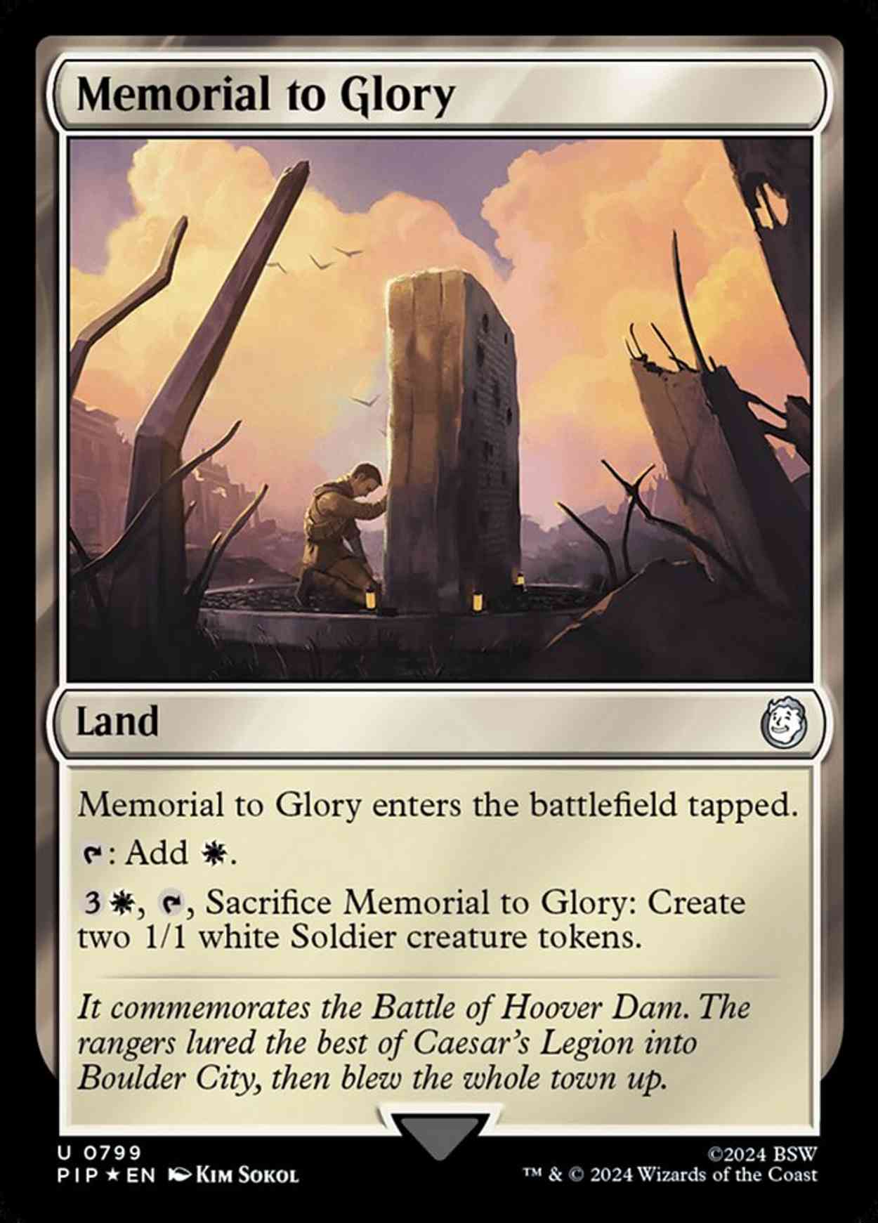 Memorial to Glory (Surge Foil) magic card front