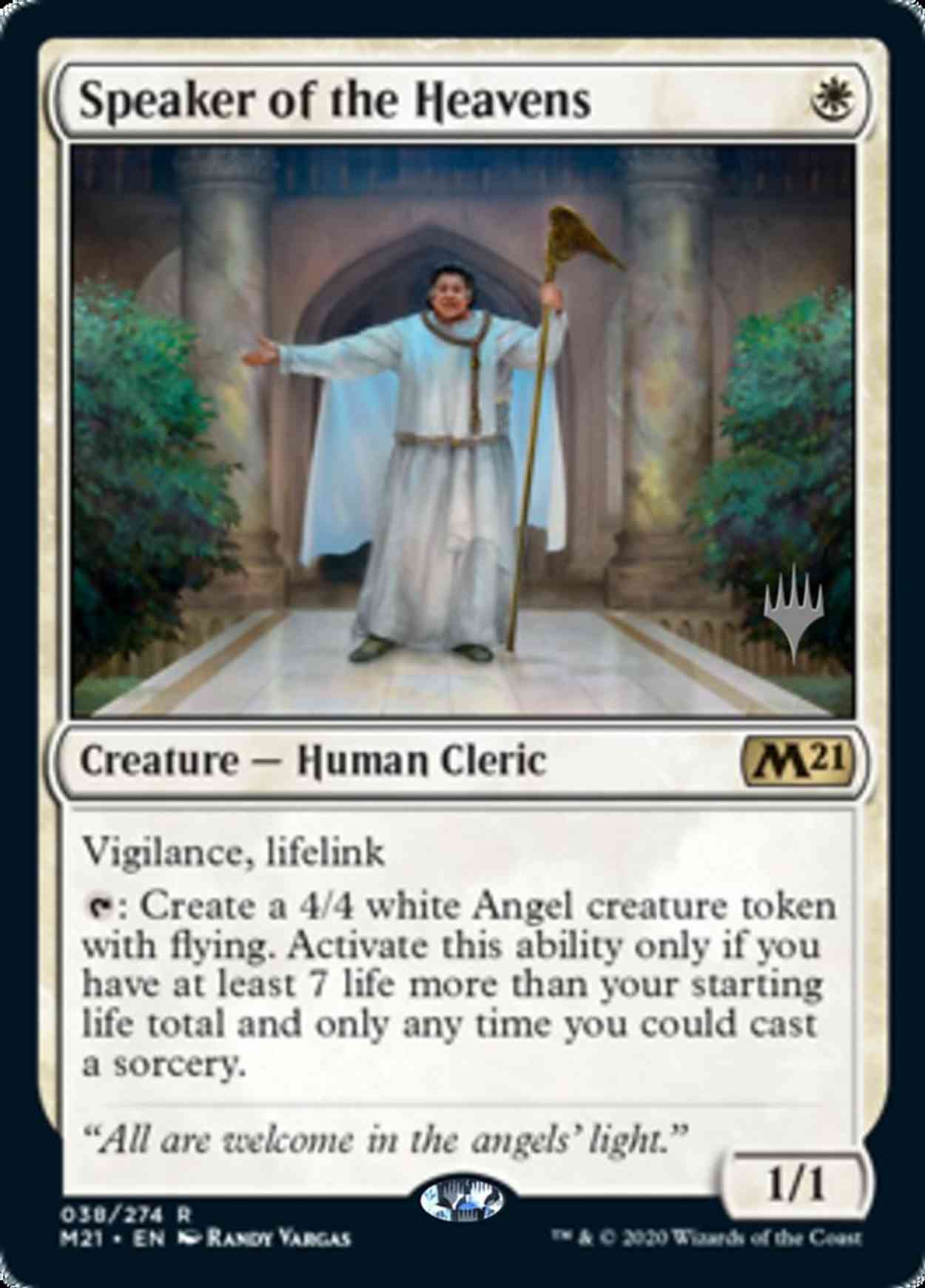 Speaker of the Heavens magic card front