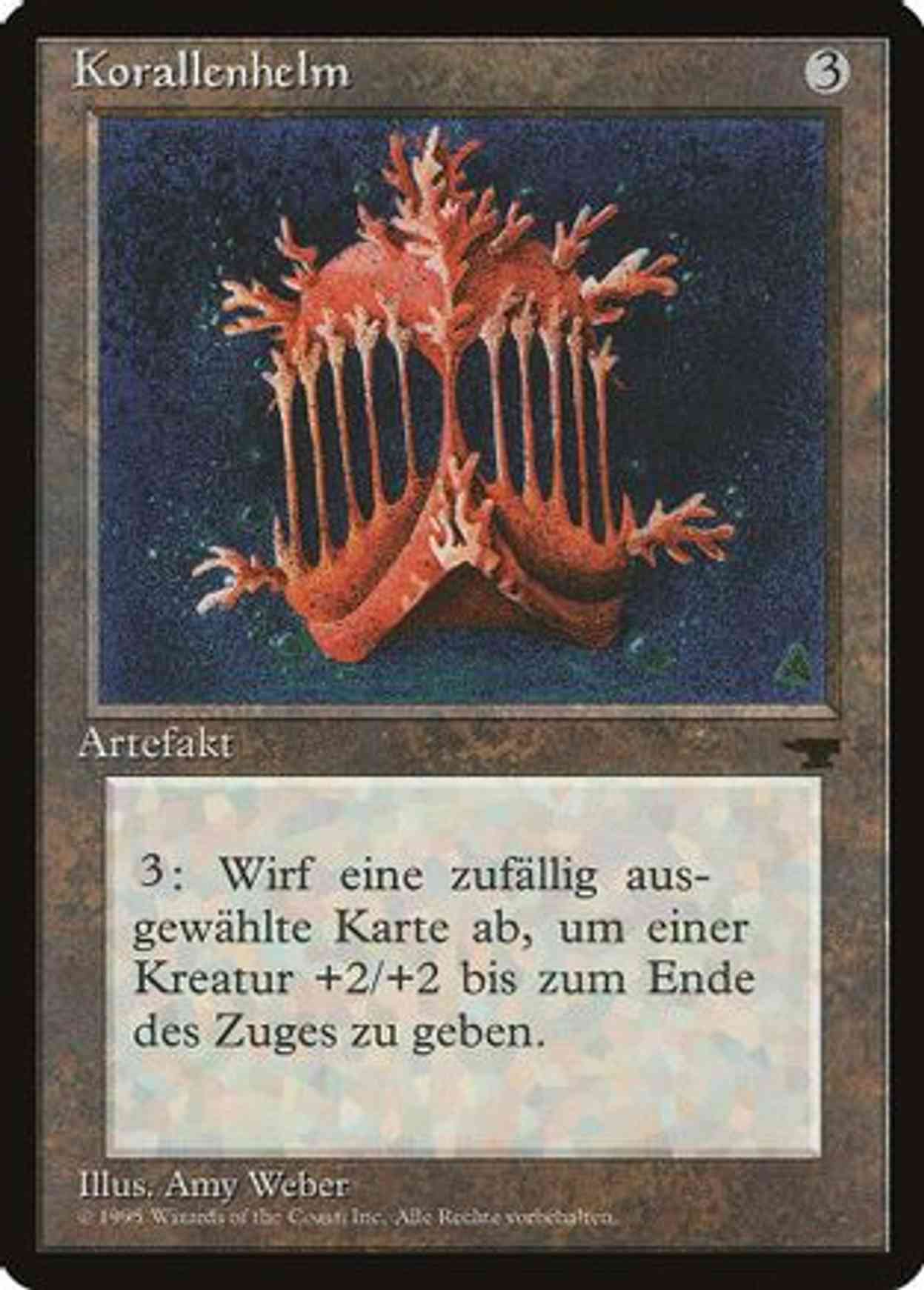 Coral Helm (German) - "Korallenhelm" magic card front