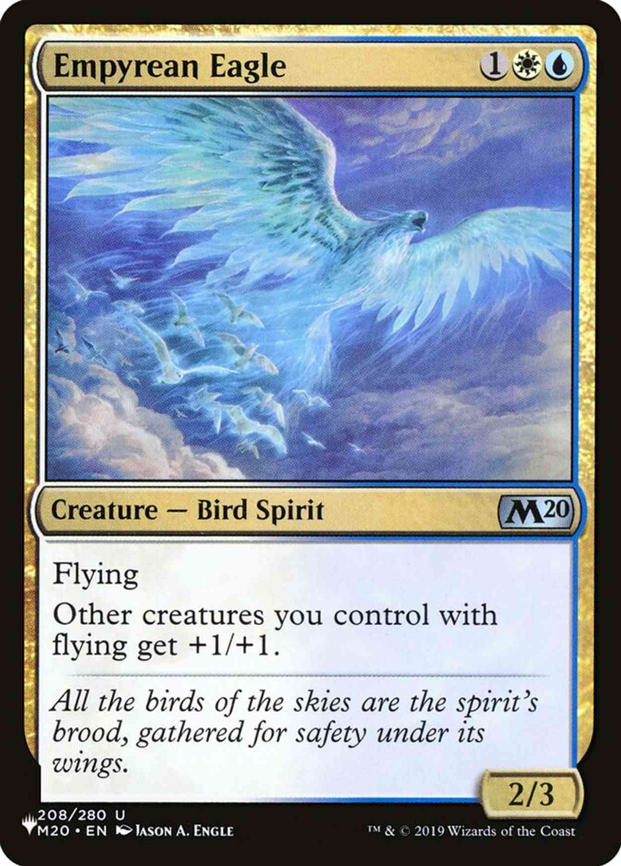 Empyrean Eagle magic card front