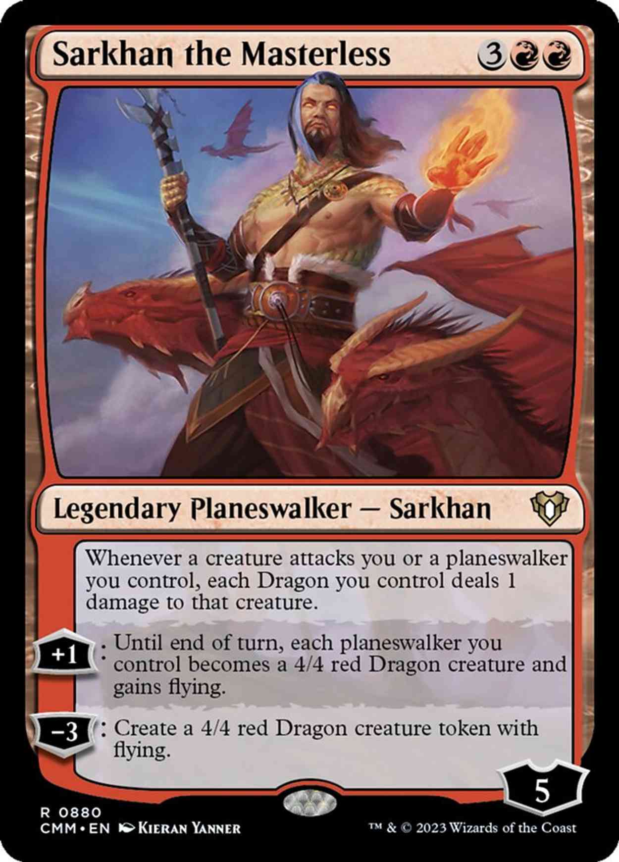 Sarkhan the Masterless magic card front