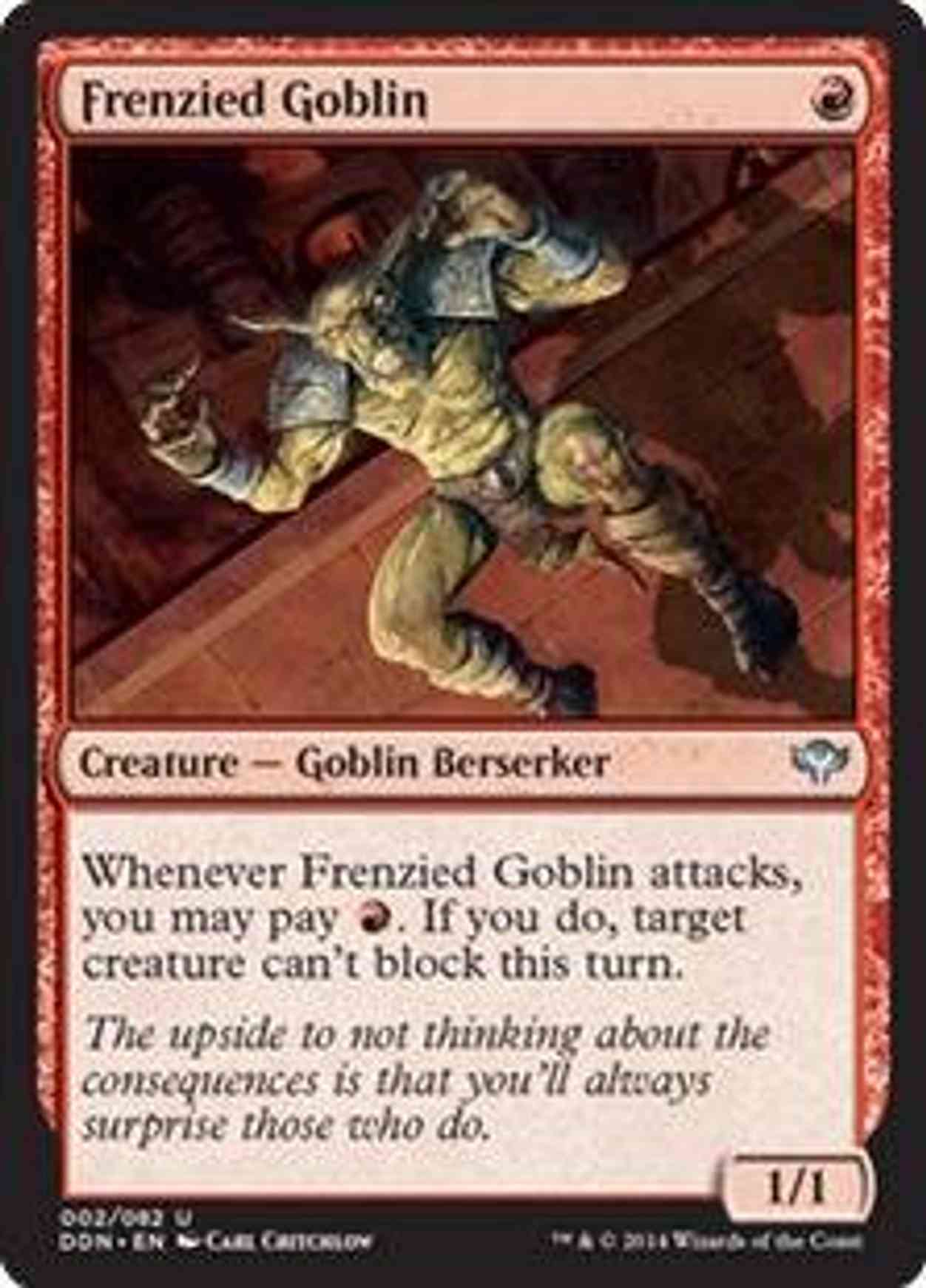 Frenzied Goblin magic card front