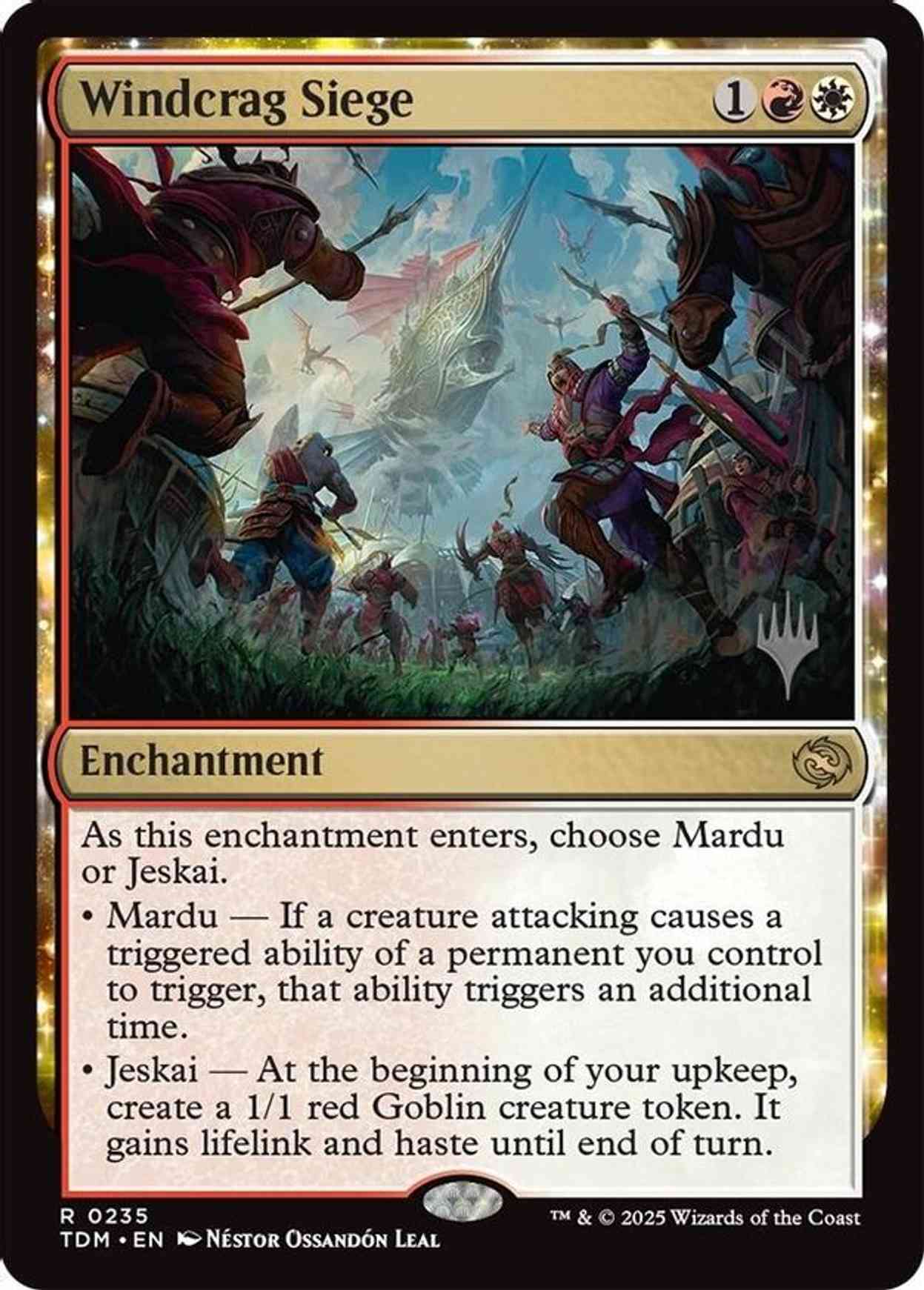 Windcrag Siege magic card front