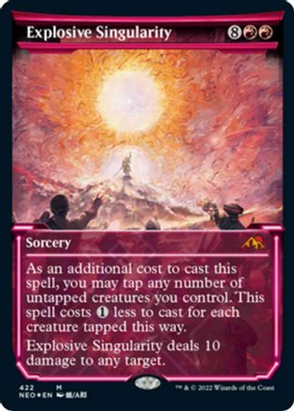 Explosive Singularity (Showcase) (Foil Etched) magic card front