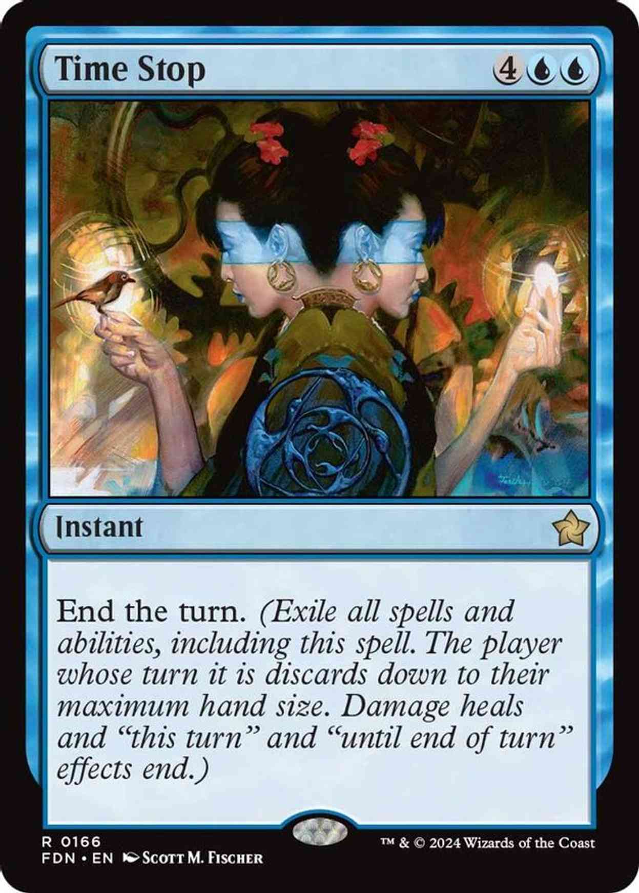 Time Stop magic card front