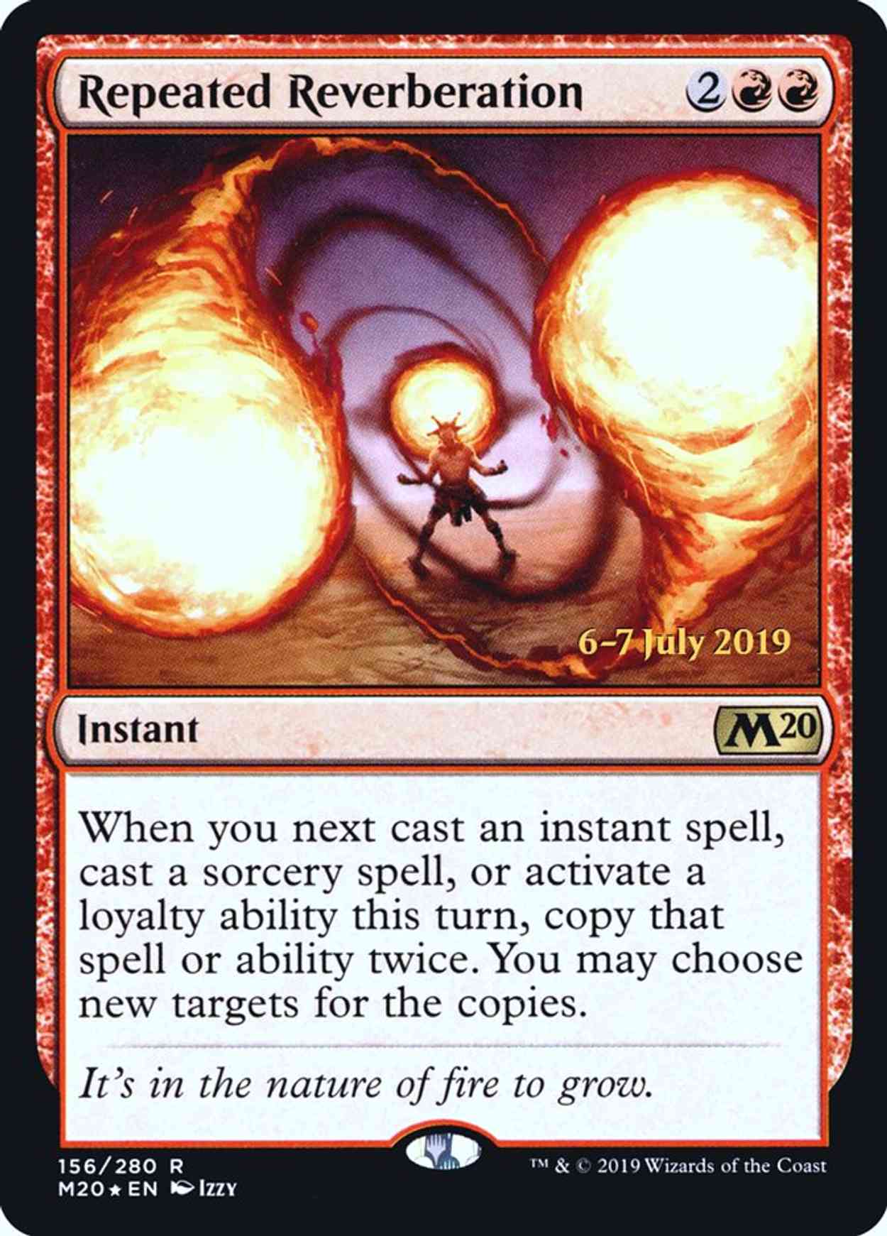 Repeated Reverberation magic card front
