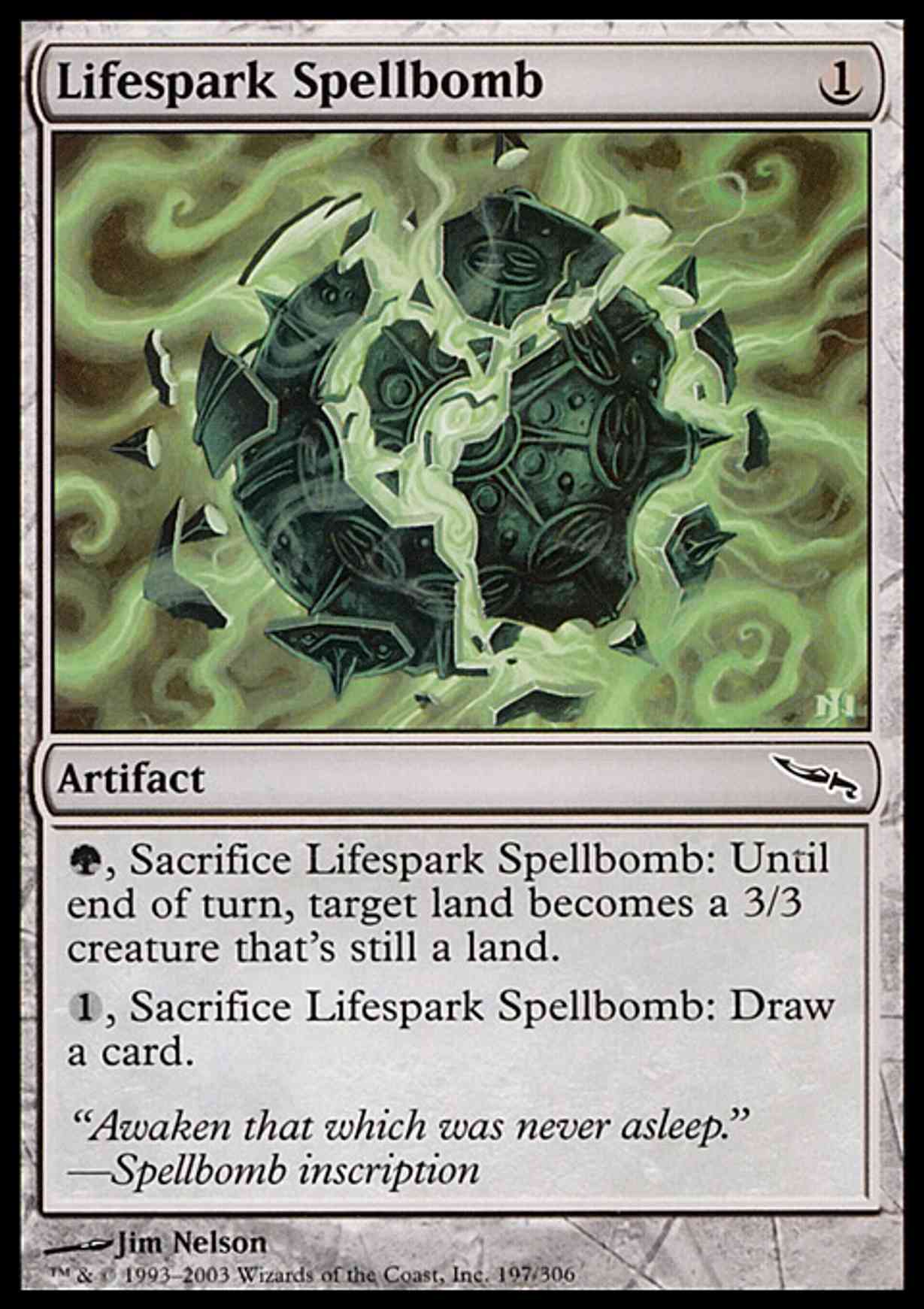 Lifespark Spellbomb magic card front