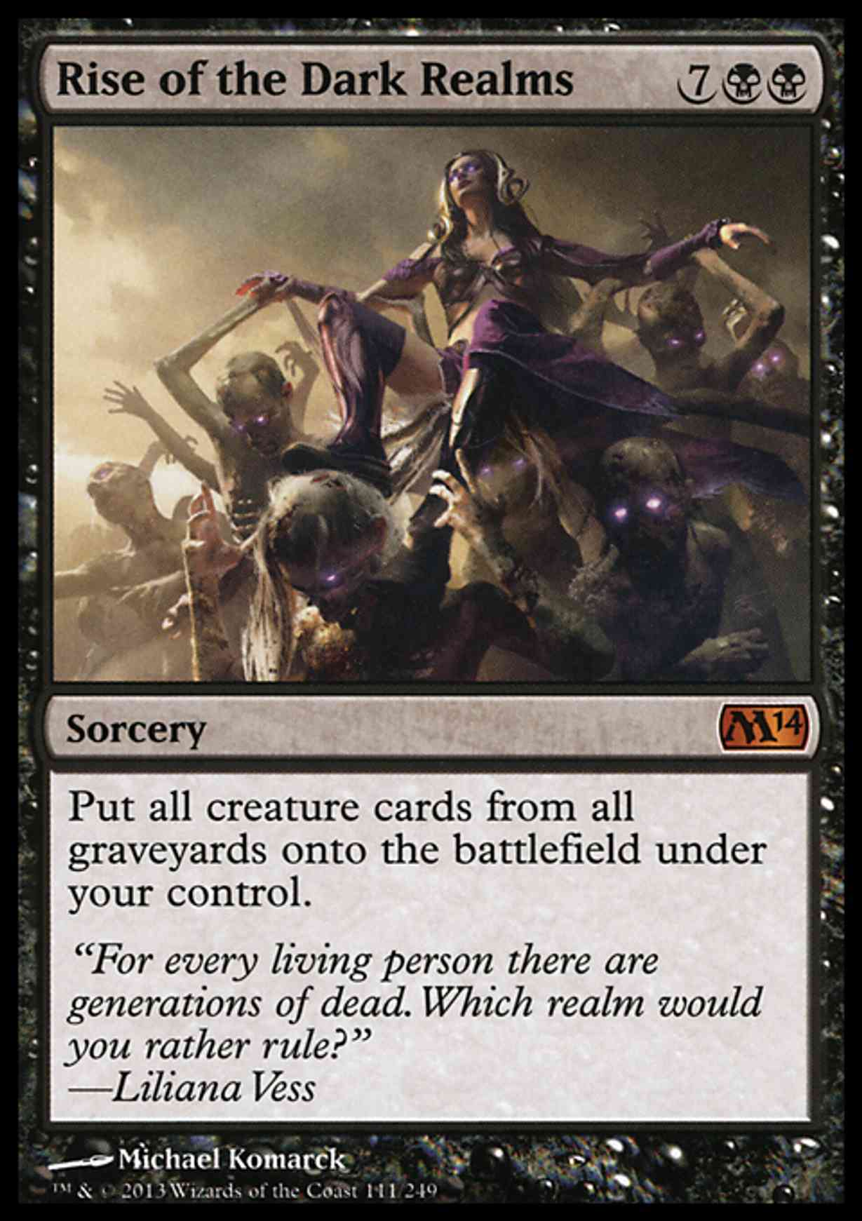 Rise of the Dark Realms magic card front