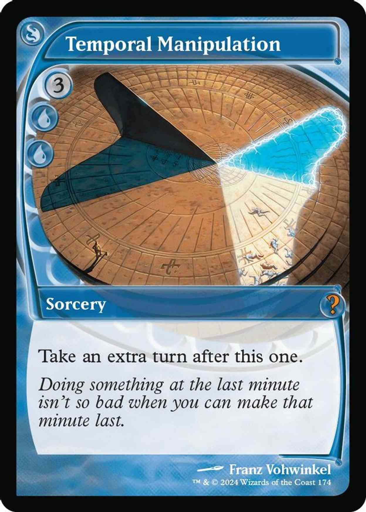 Temporal Manipulation (Future Sight) magic card front