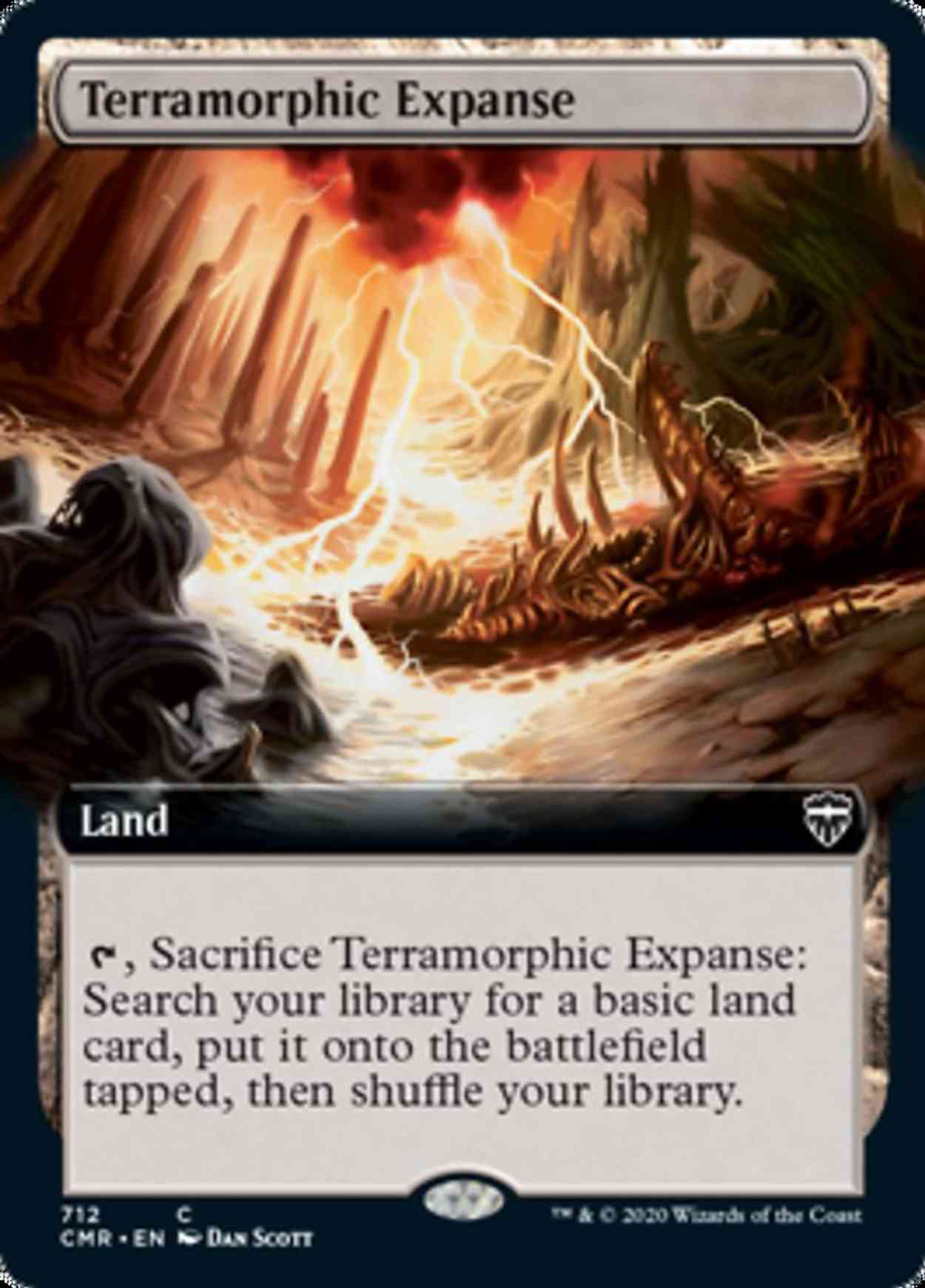 Terramorphic Expanse (Extended Art) magic card front
