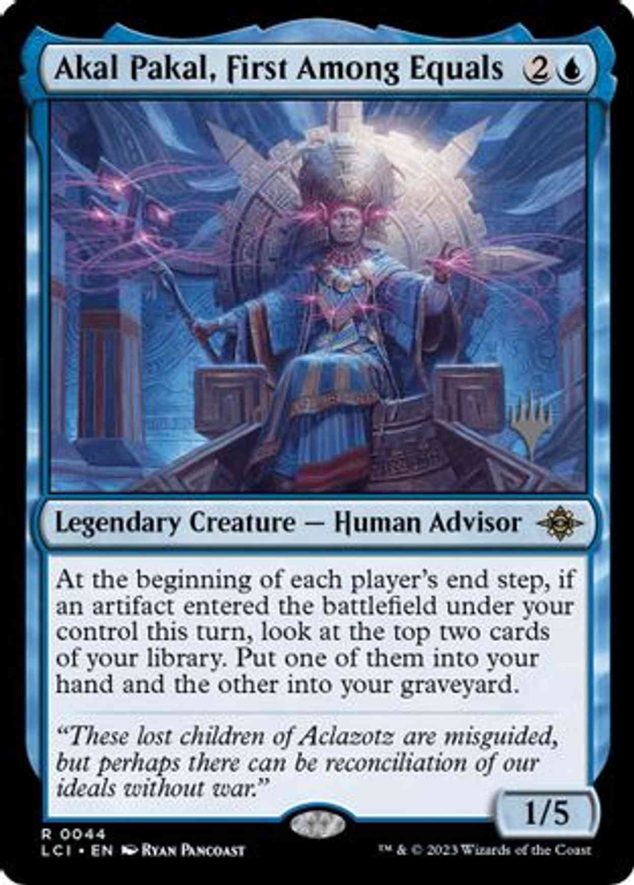 Akal Pakal, First Among Equals magic card front