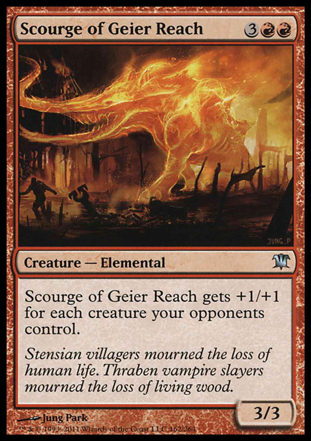 Scourge of Geier Reach magic card front