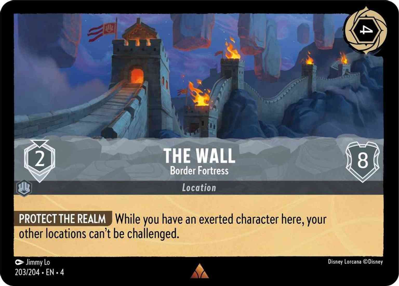 The Wall - Border Fortress magic card front