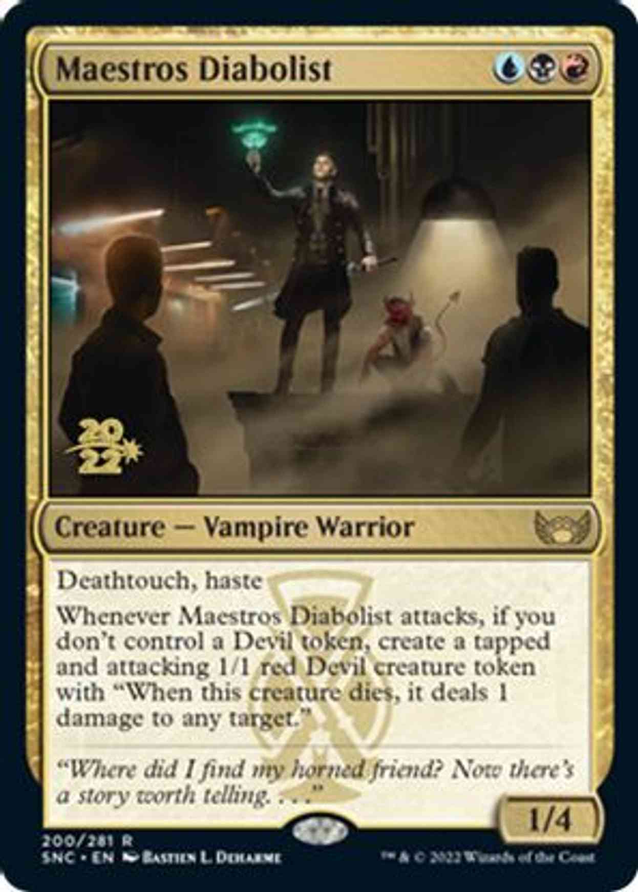 Maestros Diabolist magic card front
