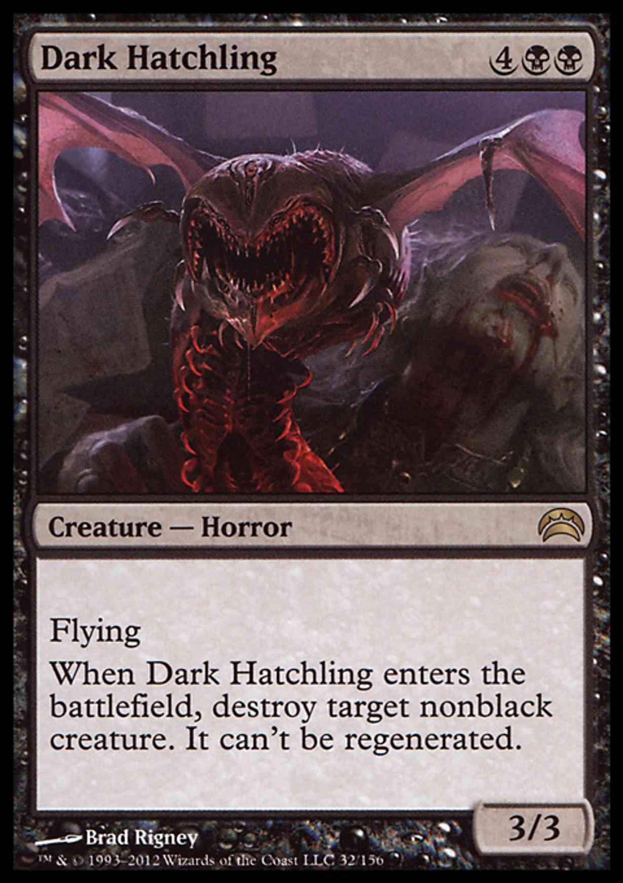 Dark Hatchling magic card front