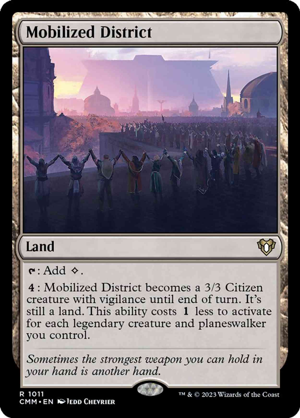 Mobilized District magic card front