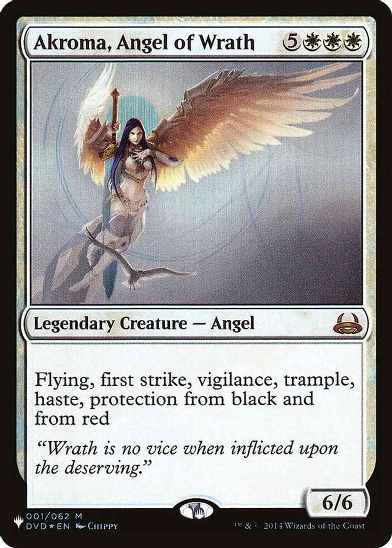 Akroma, Angel of Wrath magic card front