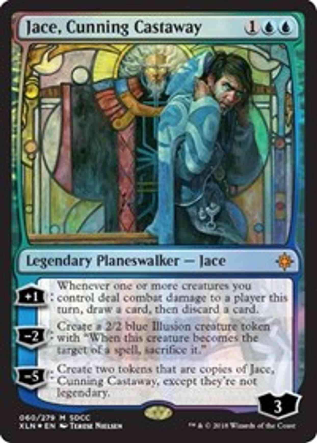 Jace, Cunning Castaway (SDCC 2018 Exclusive) magic card front
