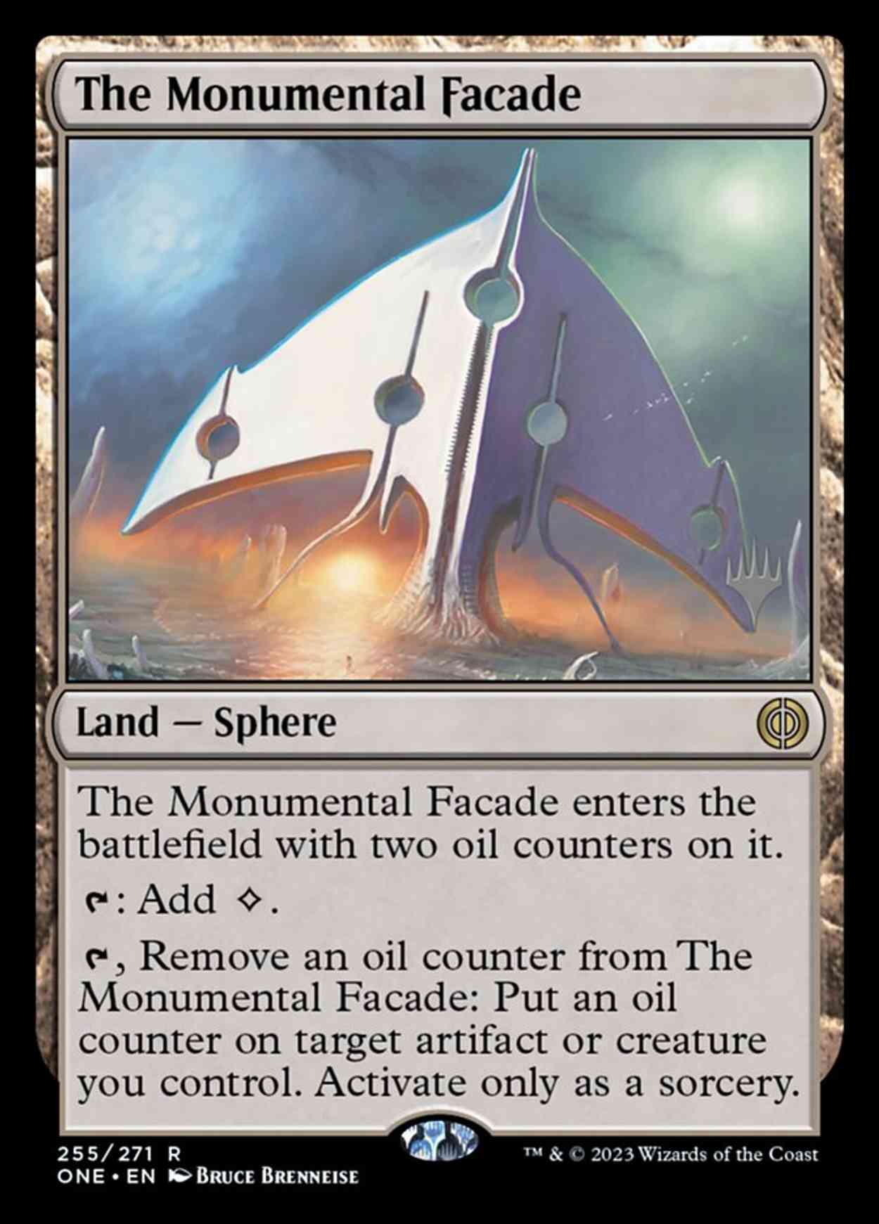 The Monumental Facade magic card front