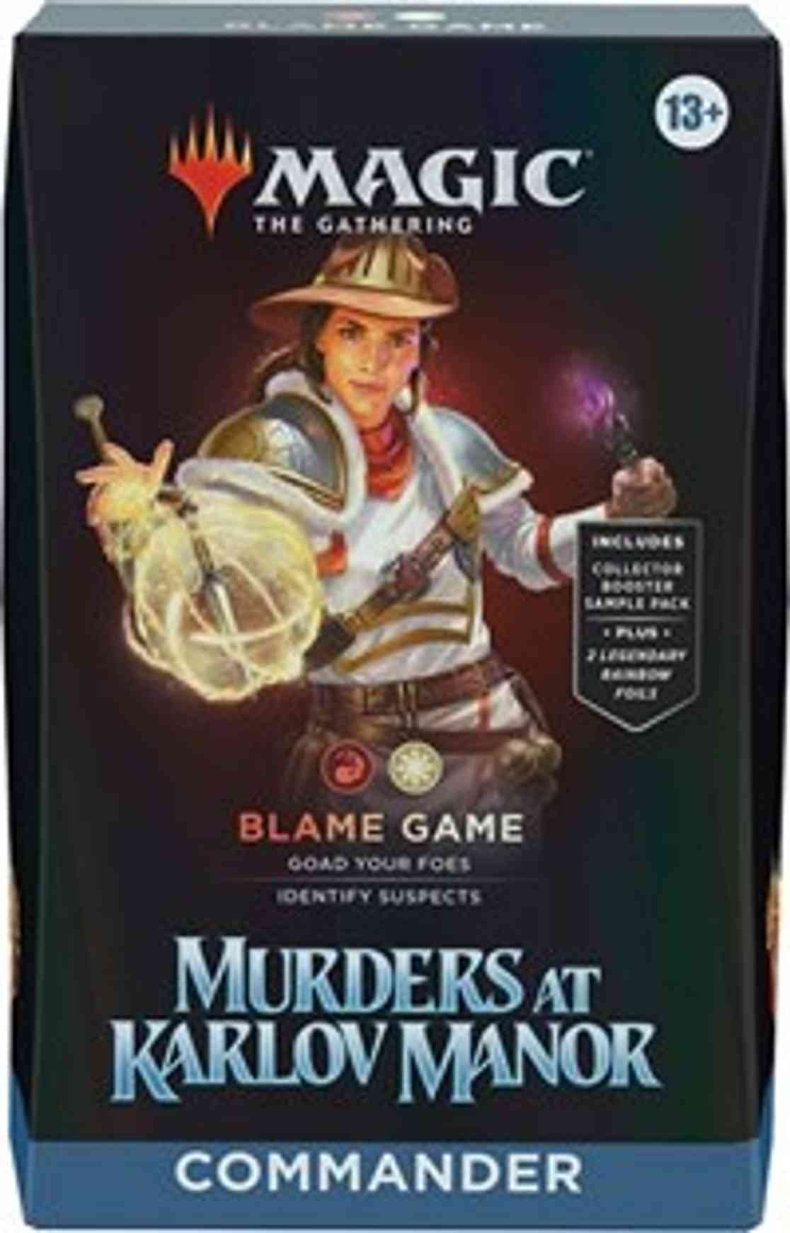 Murders at Karlov Manor Commander Deck - Blame Game magic card front