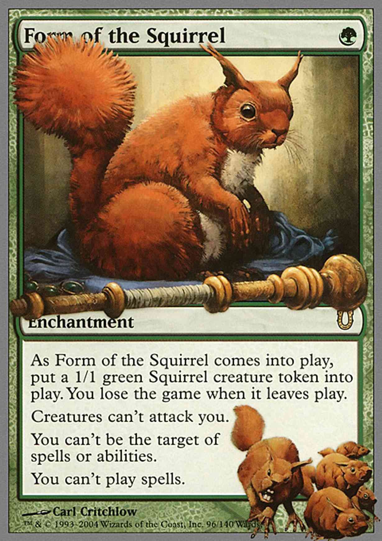 Form of the Squirrel magic card front