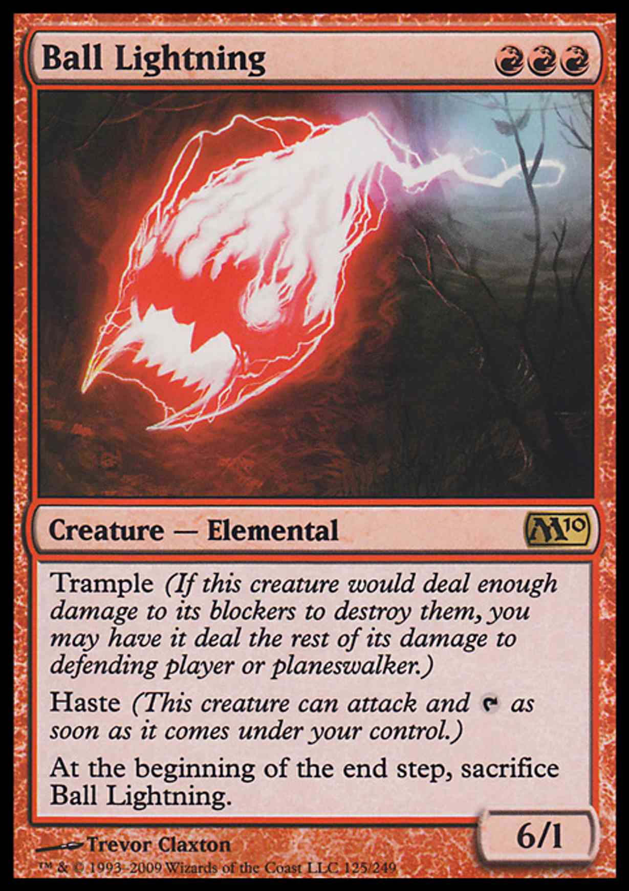Ball Lightning magic card front