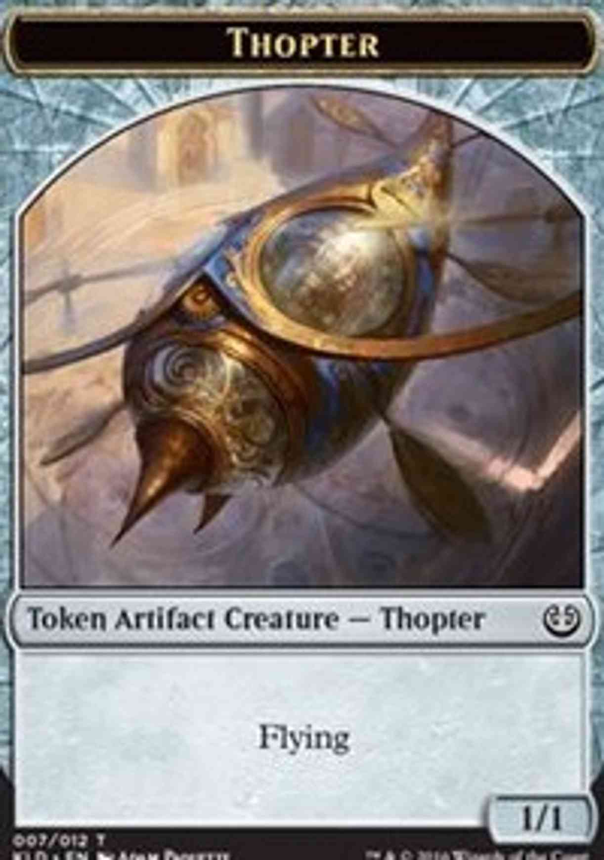 Thopter Token (007) magic card front