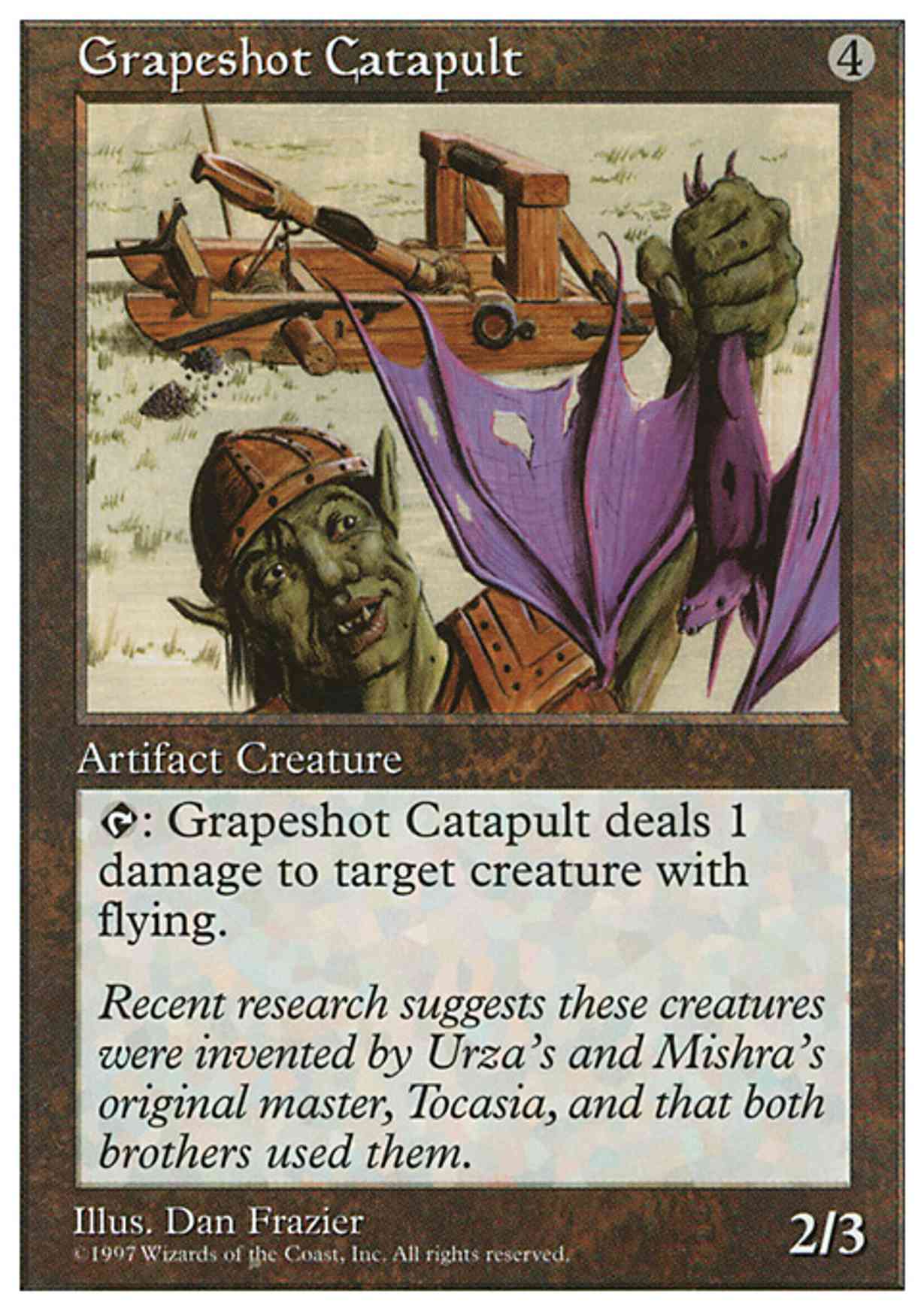 Grapeshot Catapult magic card front