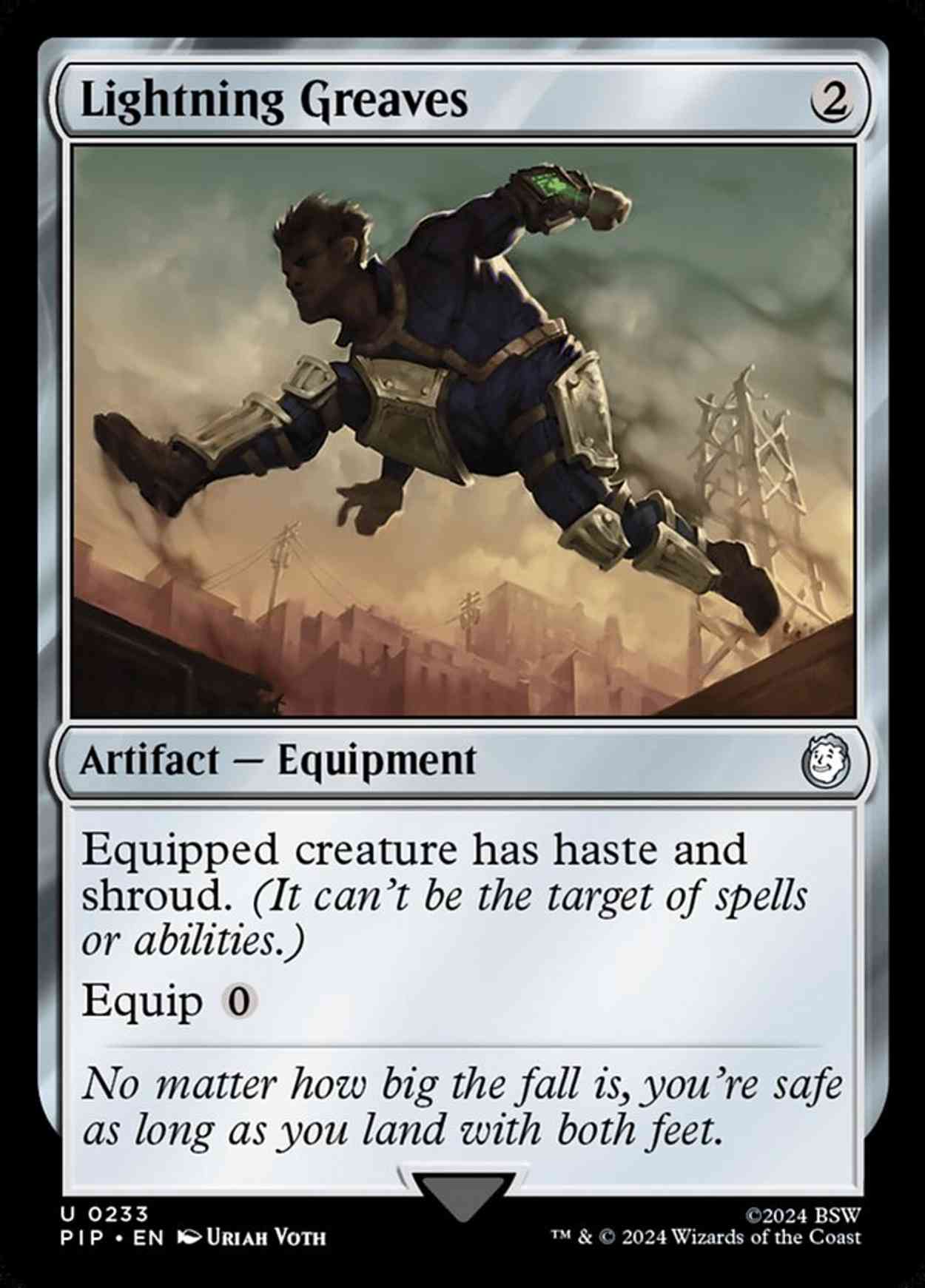 Lightning Greaves magic card front