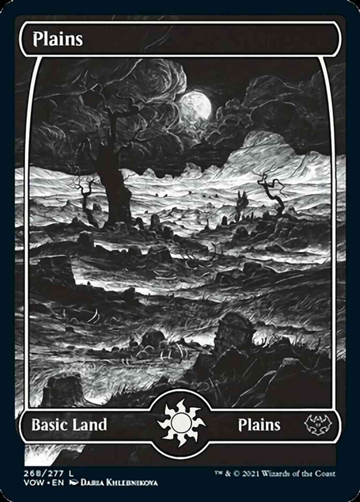 Plains (268) magic card front