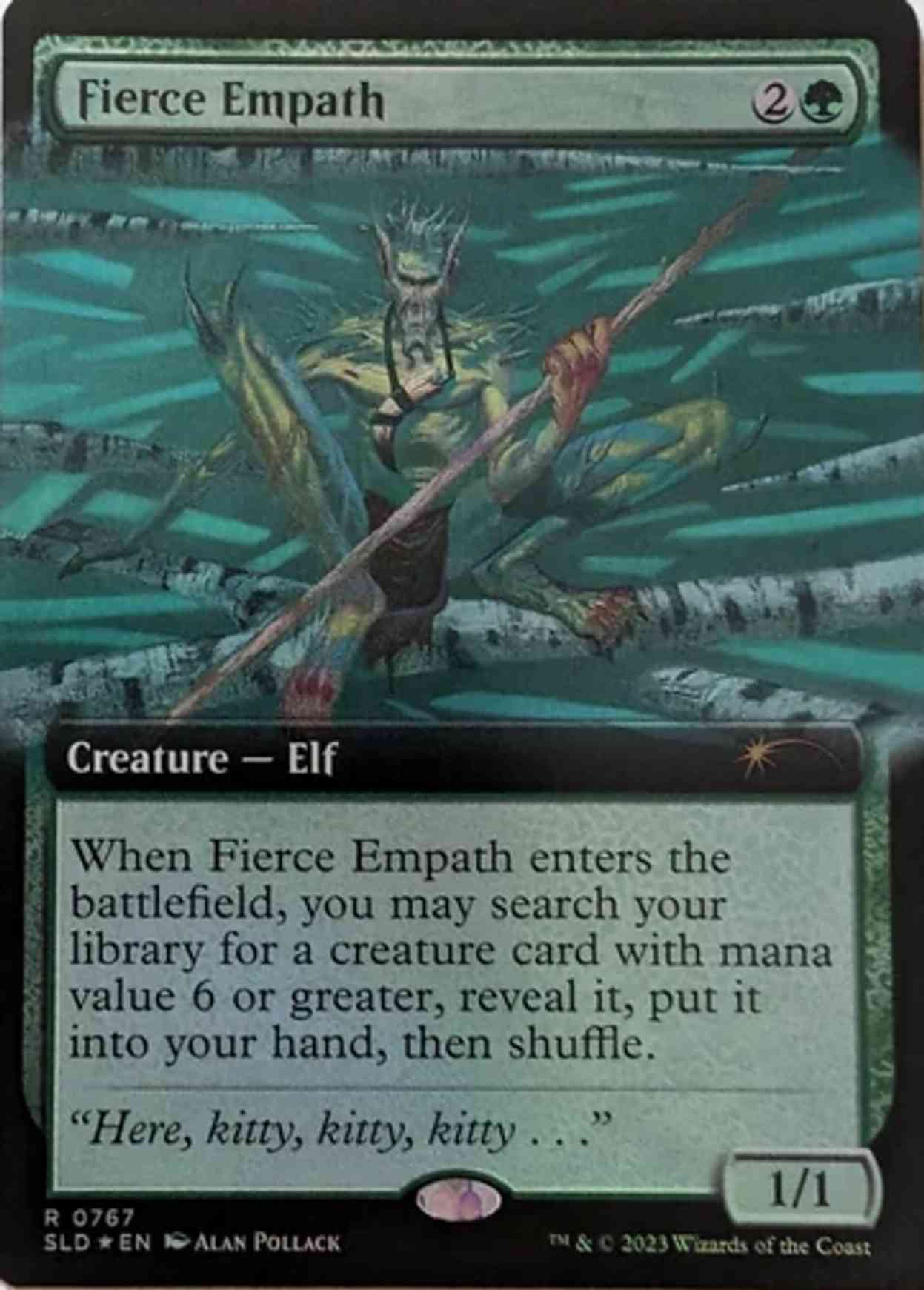 Fierce Empath (Extended Art) magic card front