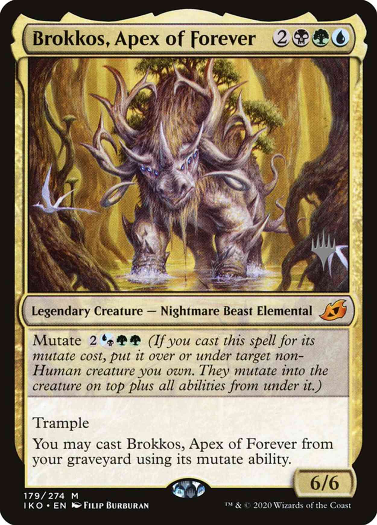 Brokkos, Apex of Forever magic card front