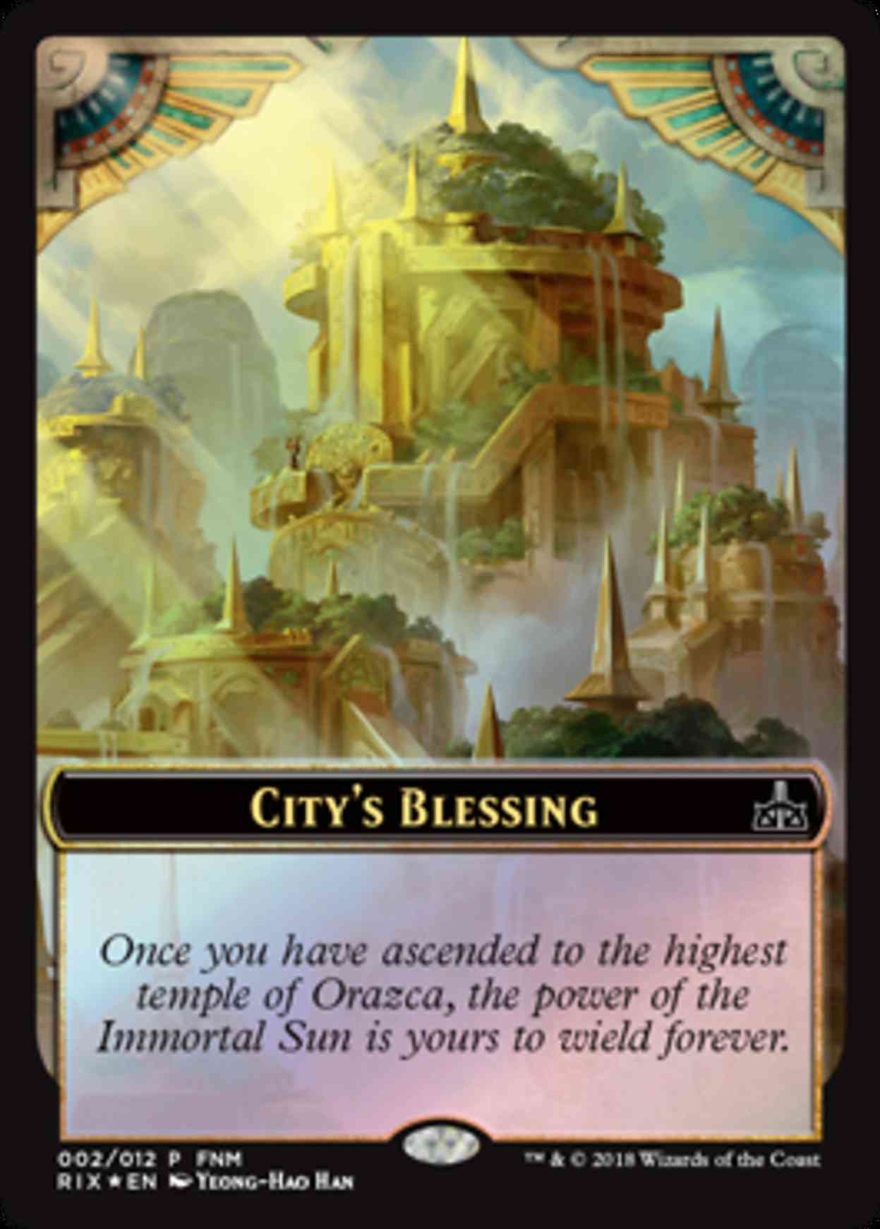 City's Blessing // Elemental Double-sided Token magic card front