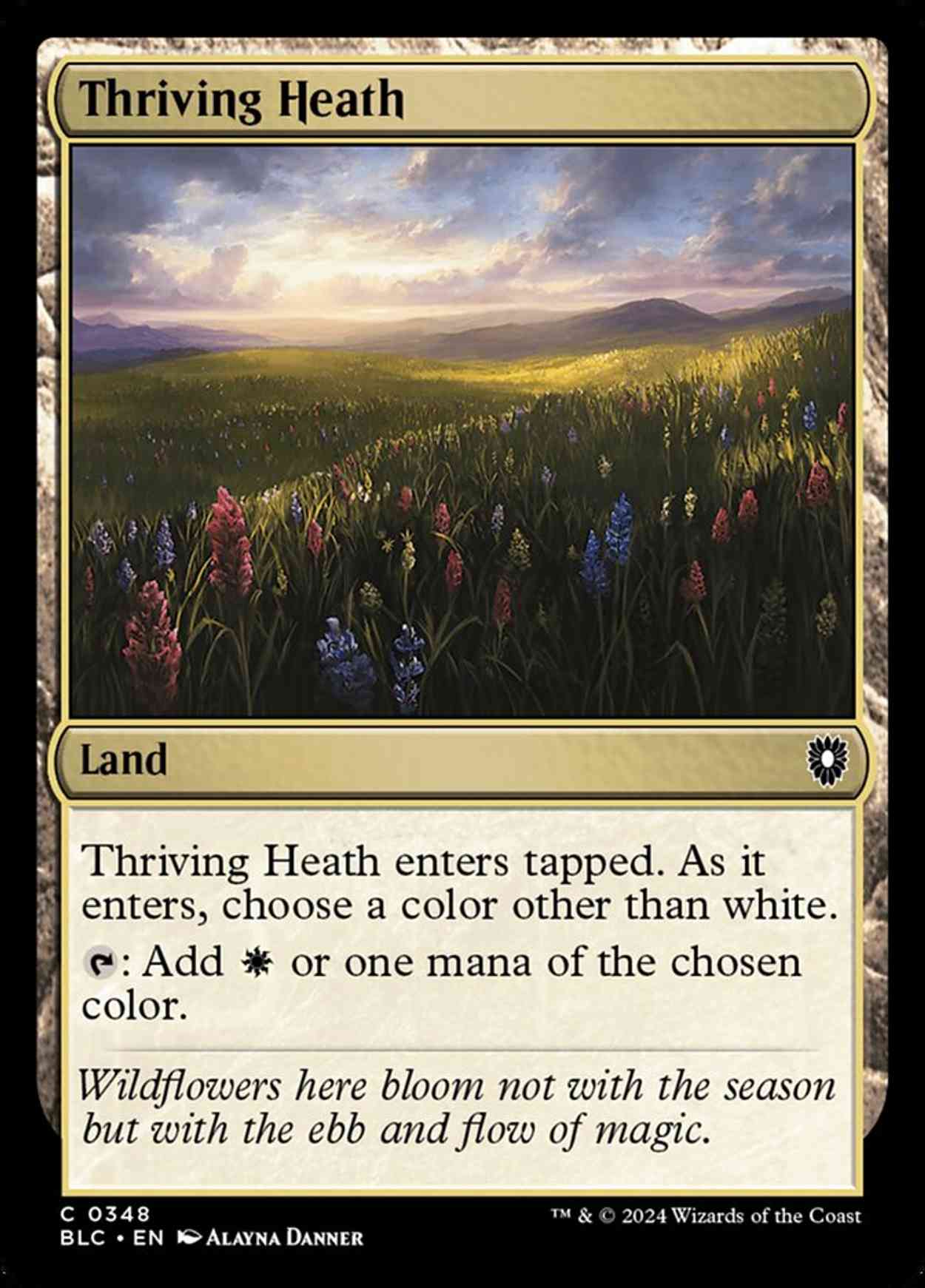 Thriving Heath magic card front