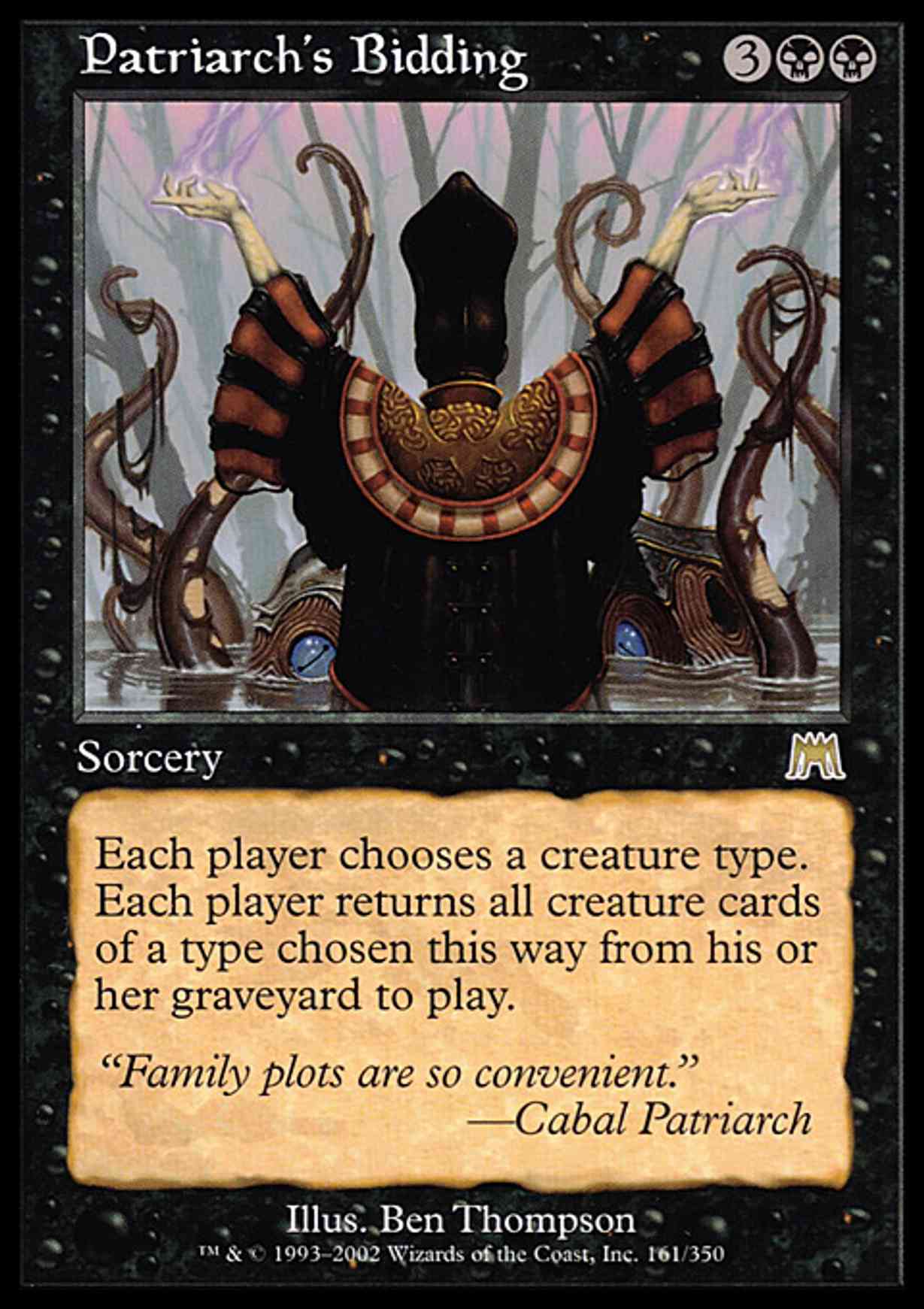 Patriarch's Bidding magic card front