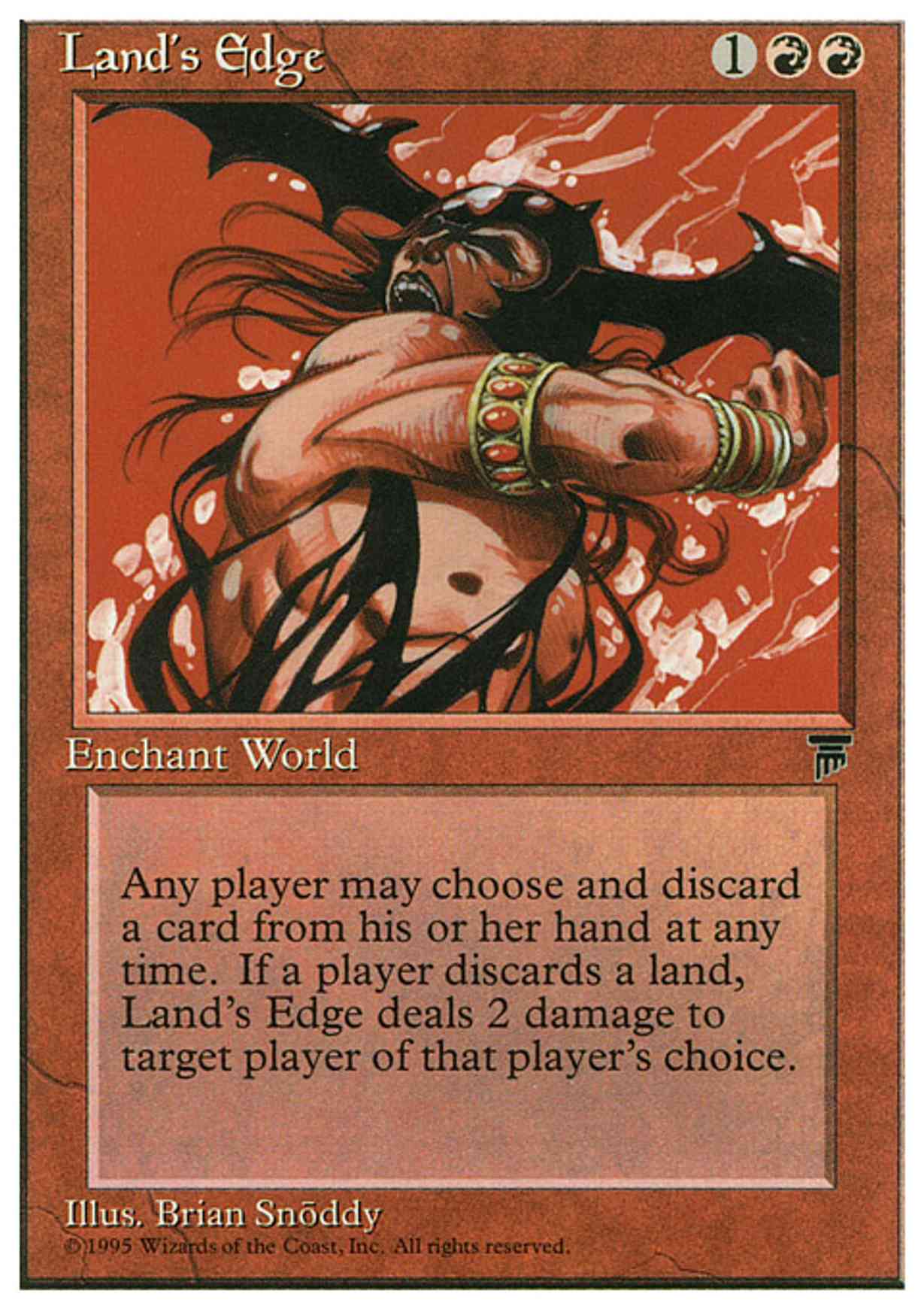 Land's Edge magic card front
