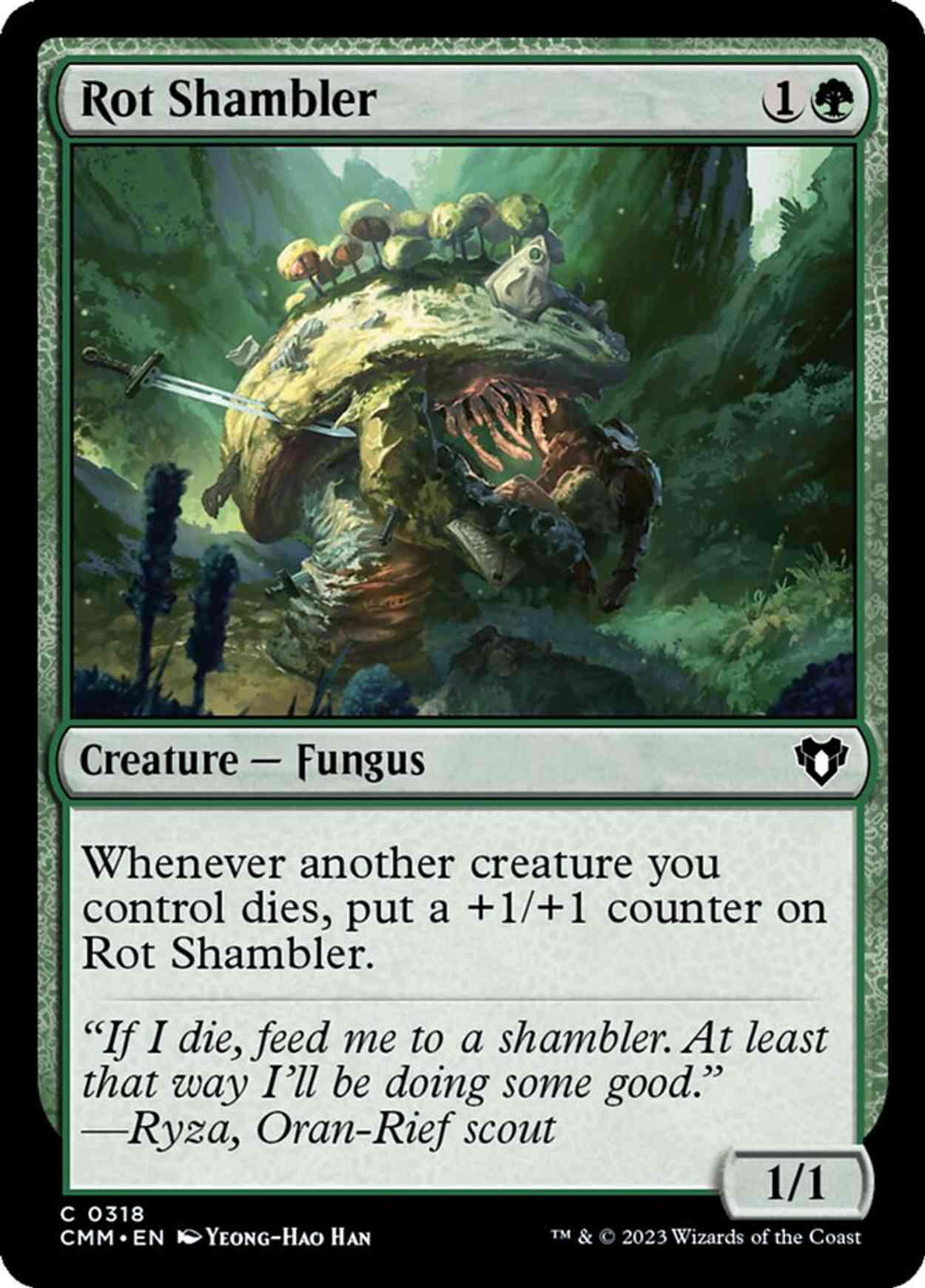 Rot Shambler magic card front