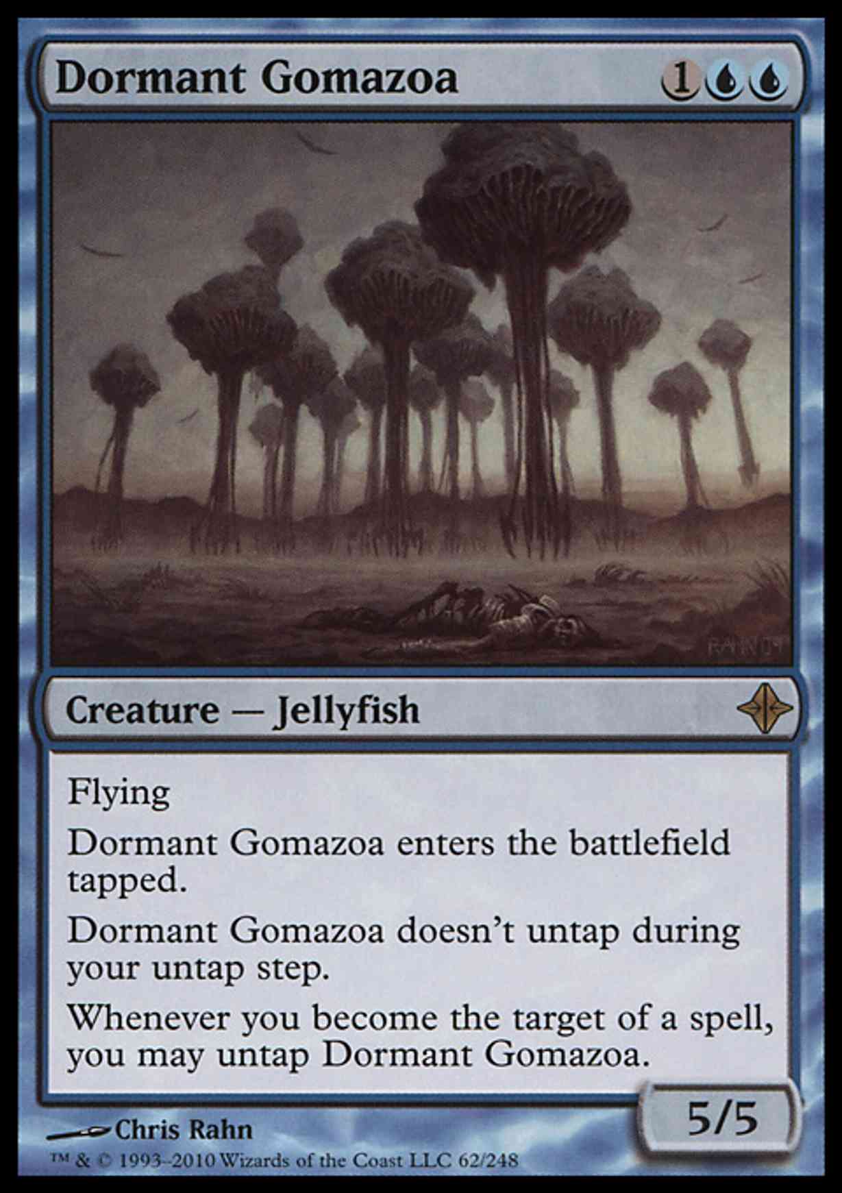 Dormant Gomazoa magic card front