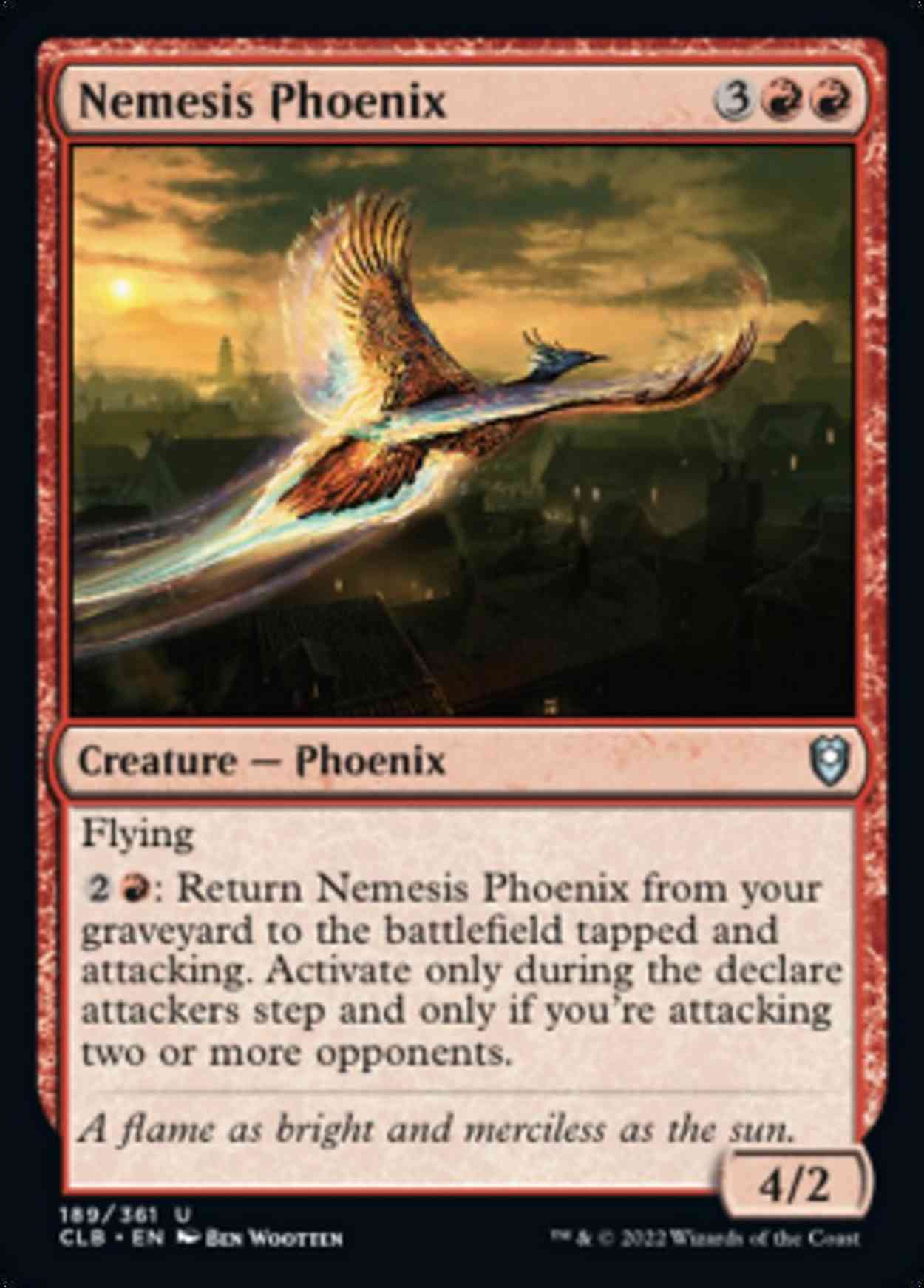 Nemesis Phoenix magic card front