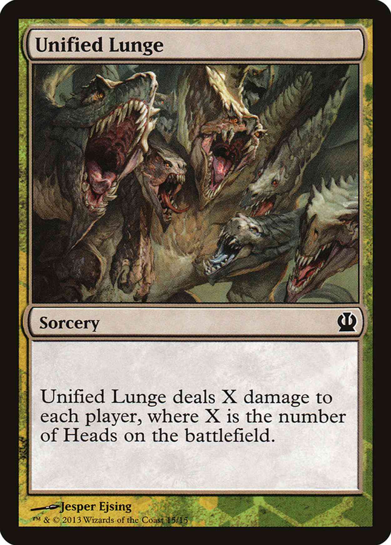 Unified Lunge magic card front