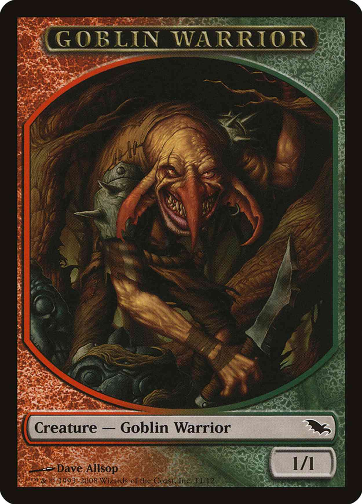 Goblin Warrior Token (Red/Green) magic card front