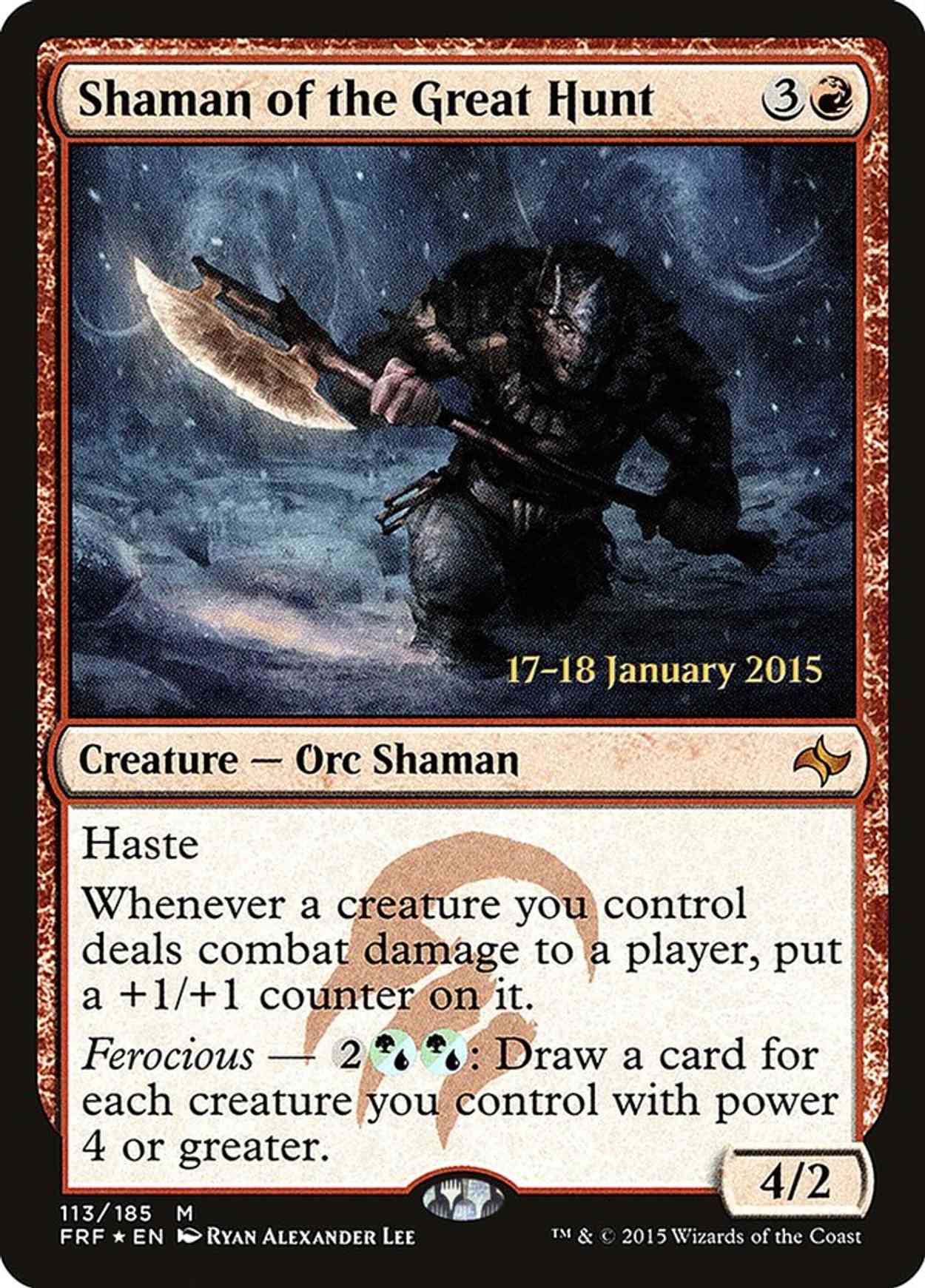Shaman of the Great Hunt magic card front