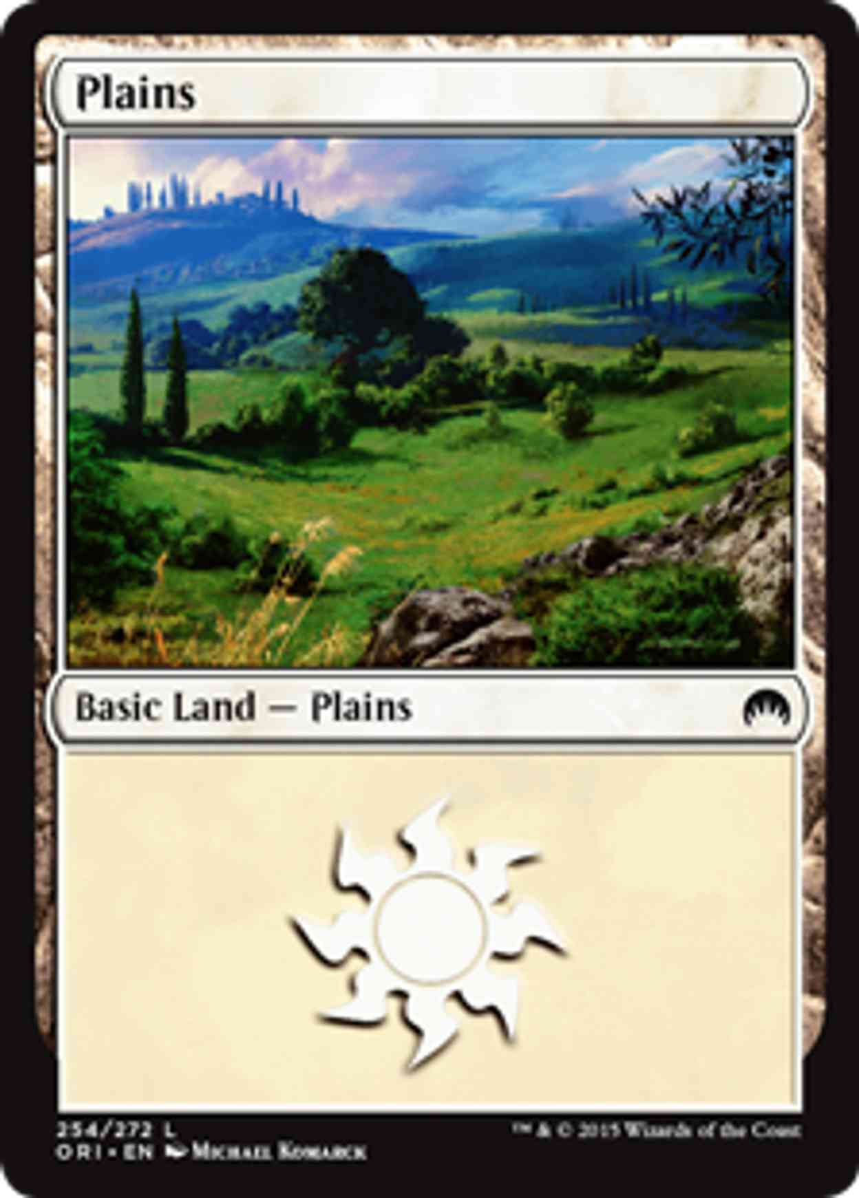 Plains (254) magic card front