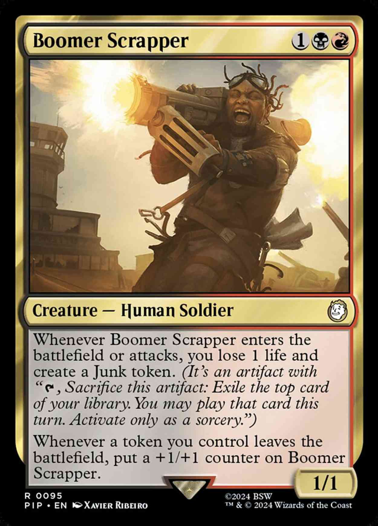 Boomer Scrapper magic card front